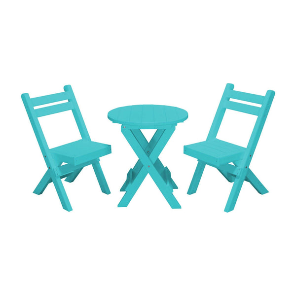 Keystone Amish Co. Coronado Poly Composite Round Folding Bistro Set