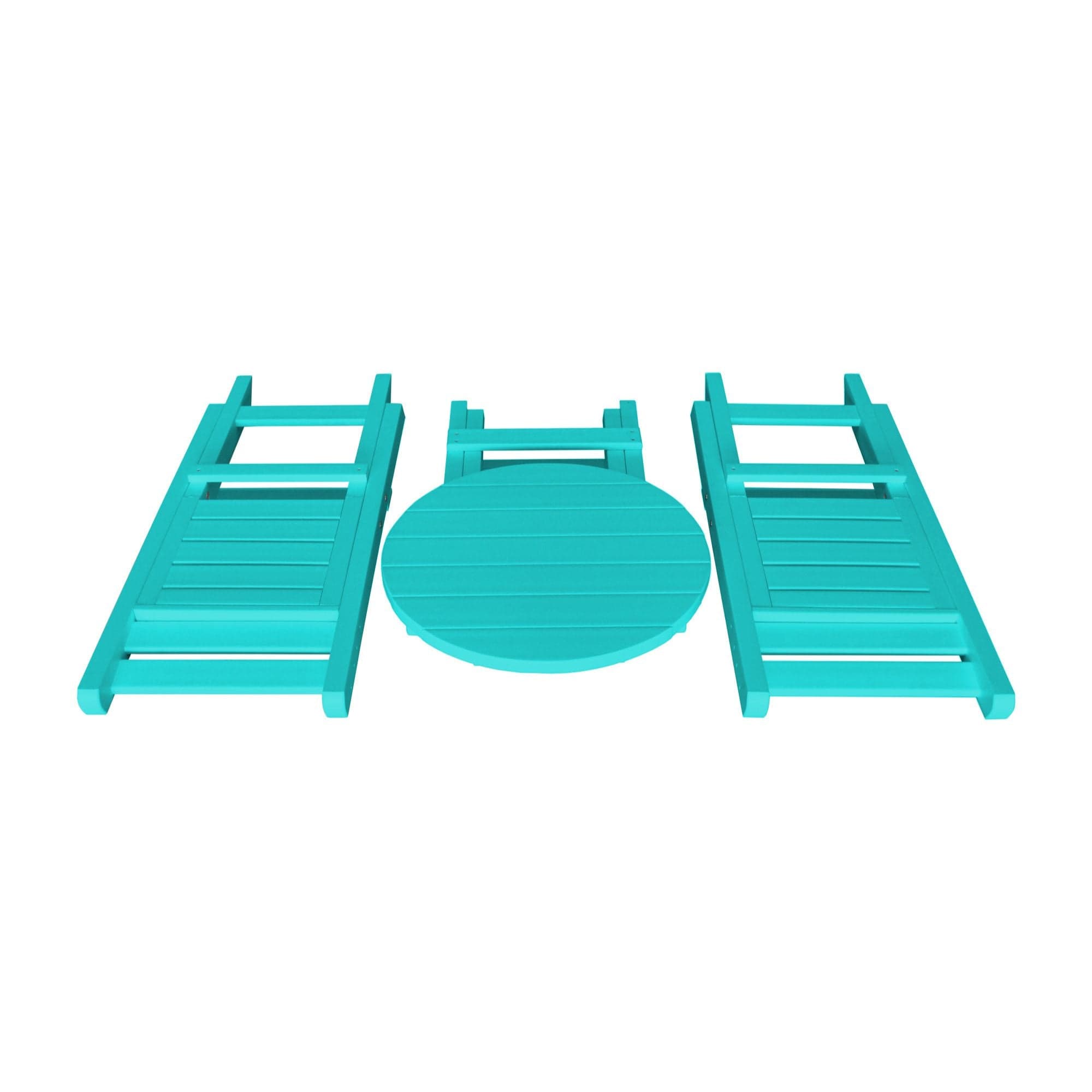 Keystone Amish Co. Coronado Poly Composite Round Folding Bistro Set