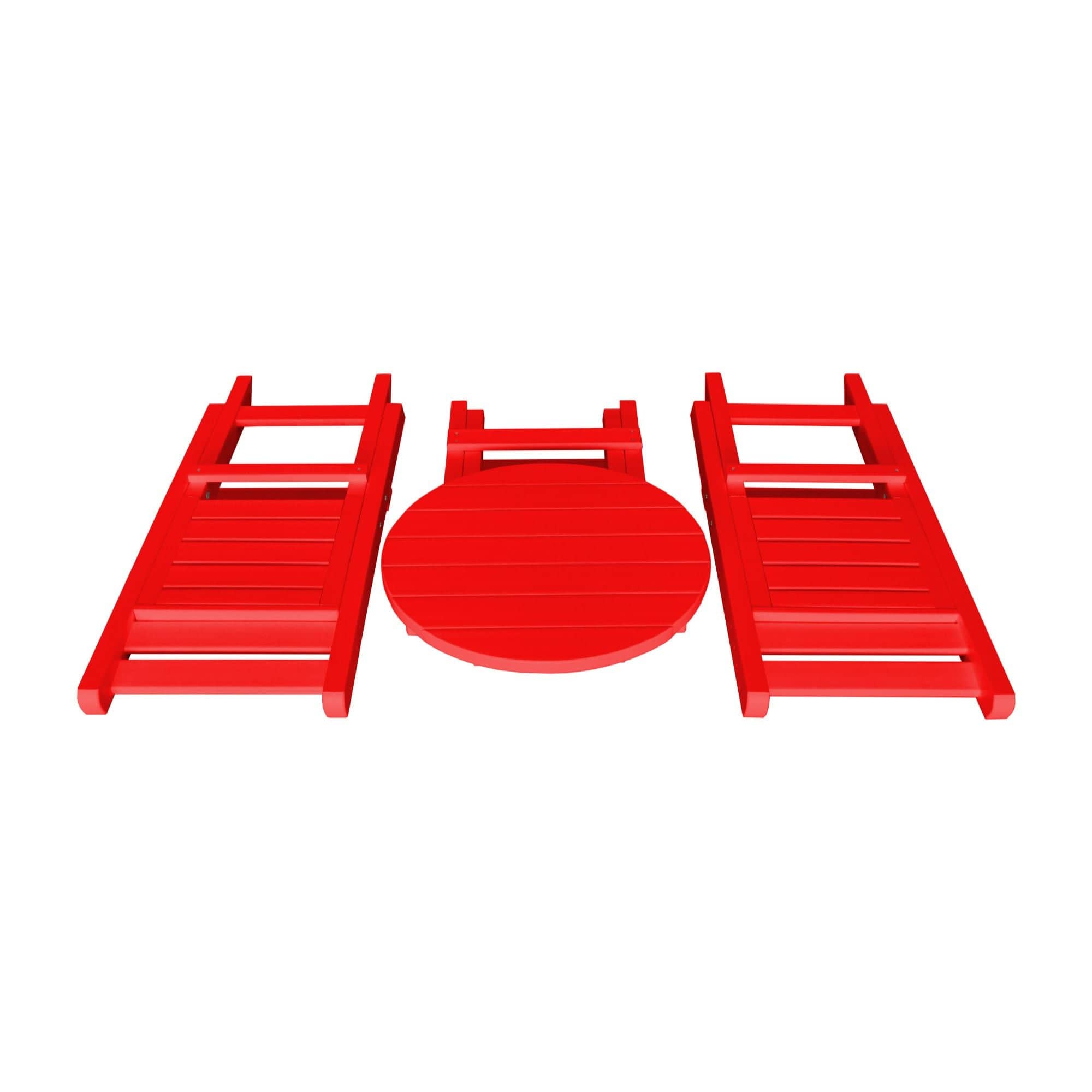 Keystone Amish Co. Coronado Poly Composite Round Folding Bistro Set