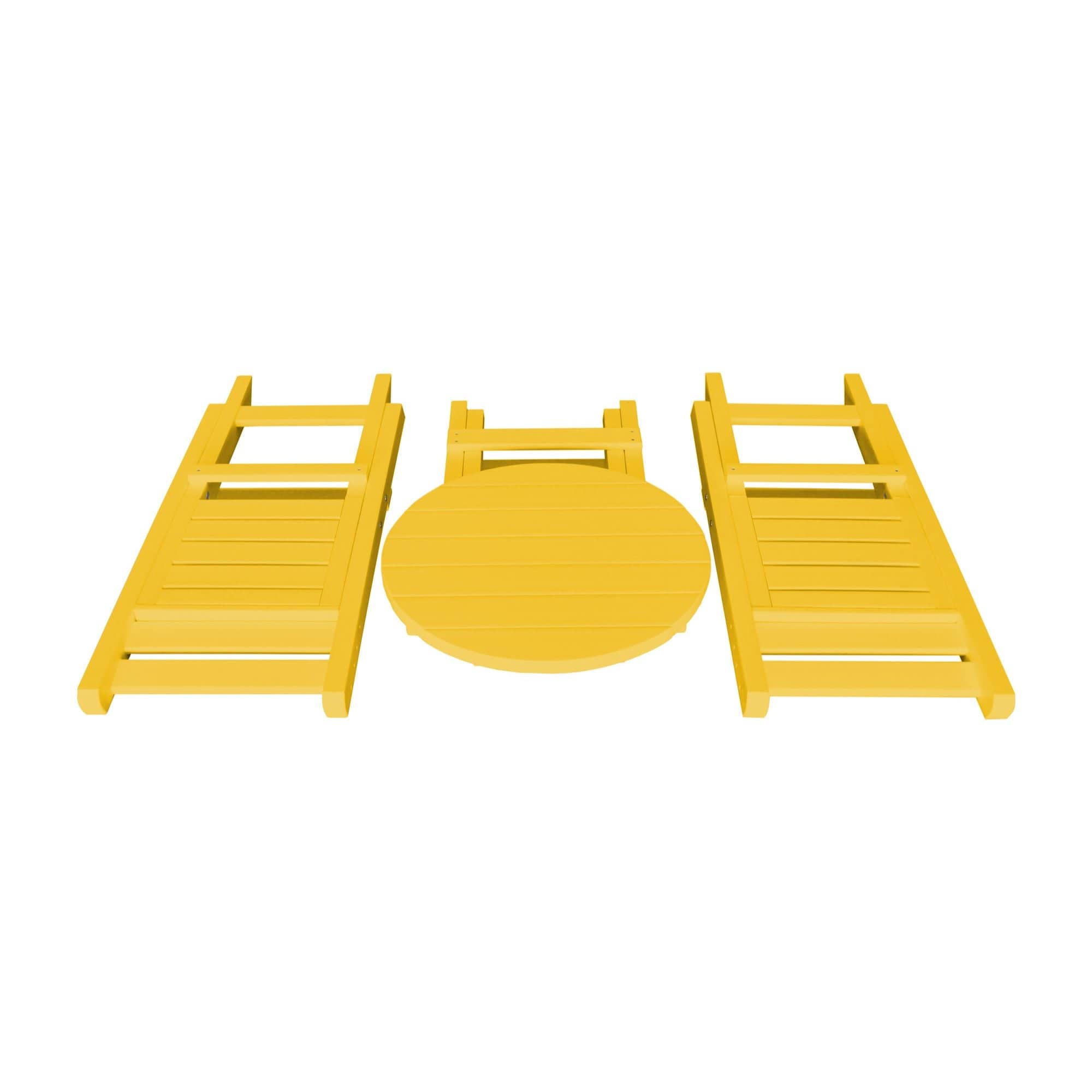 Keystone Amish Co. Coronado Poly Composite Round Folding Bistro Set