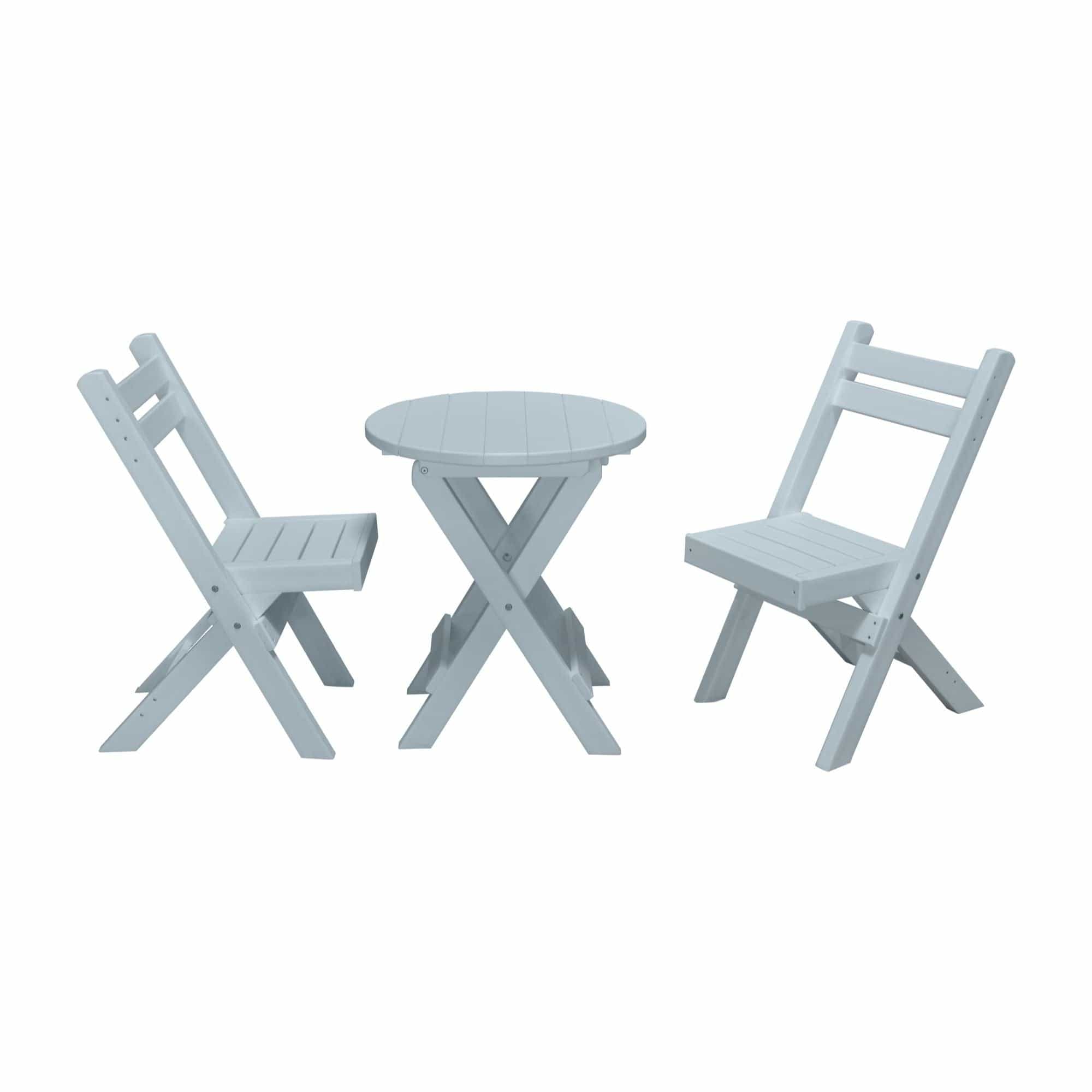 Keystone Amish Co. Coronado Poly Composite Round Folding Bistro Set