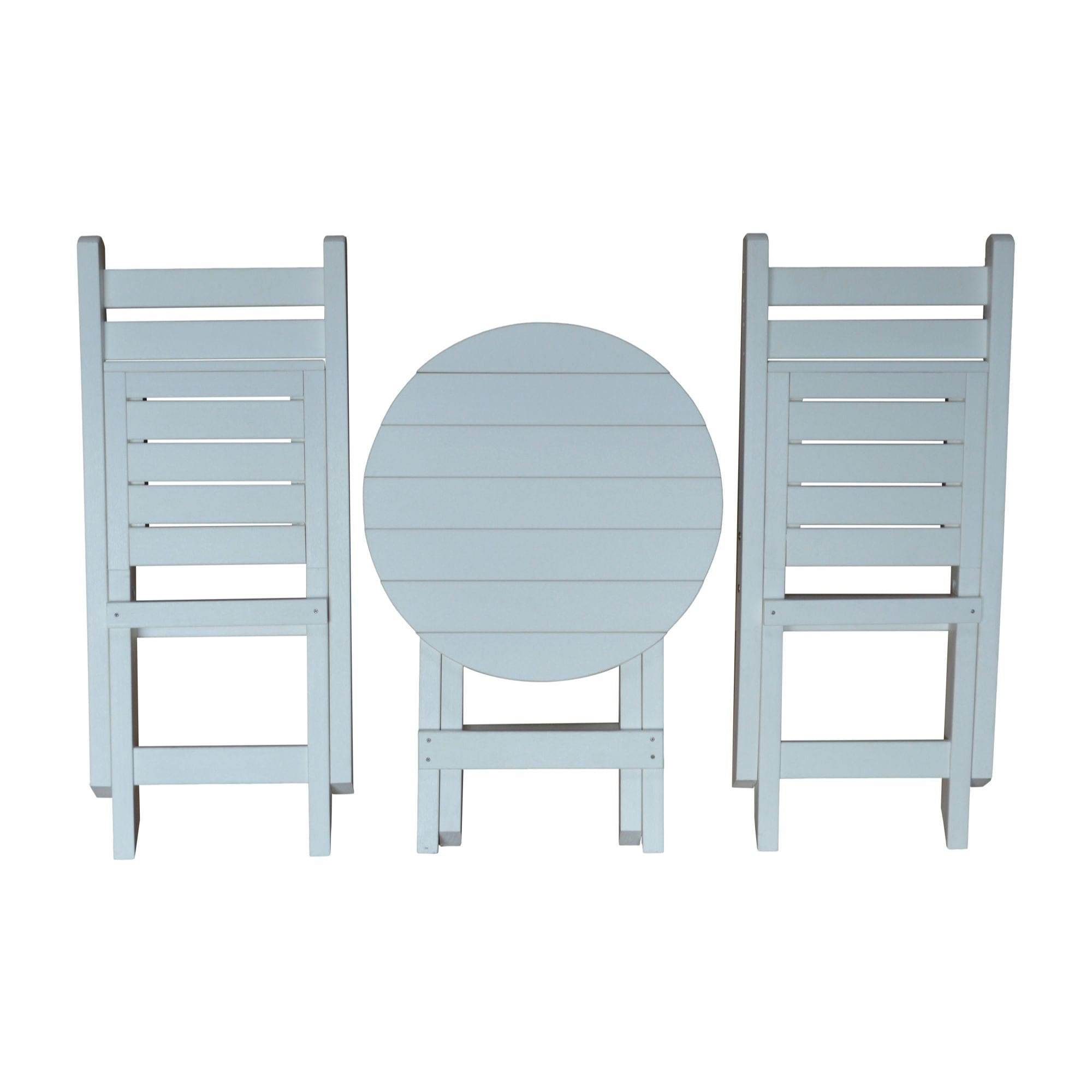 Keystone Amish Co. Coronado Poly Composite Round Folding Bistro Set