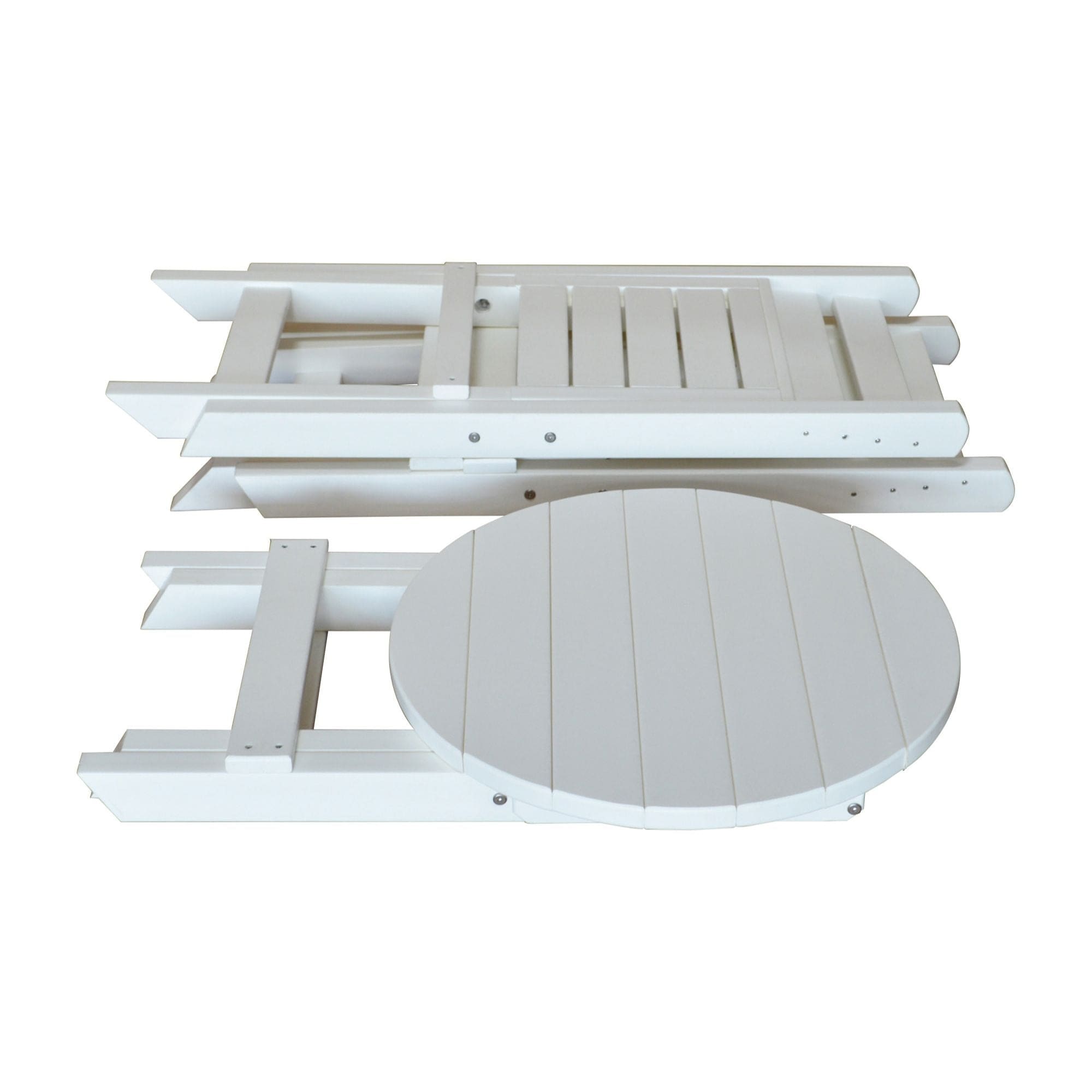 Keystone Amish Co. Coronado Poly Composite Round Folding Bistro Set