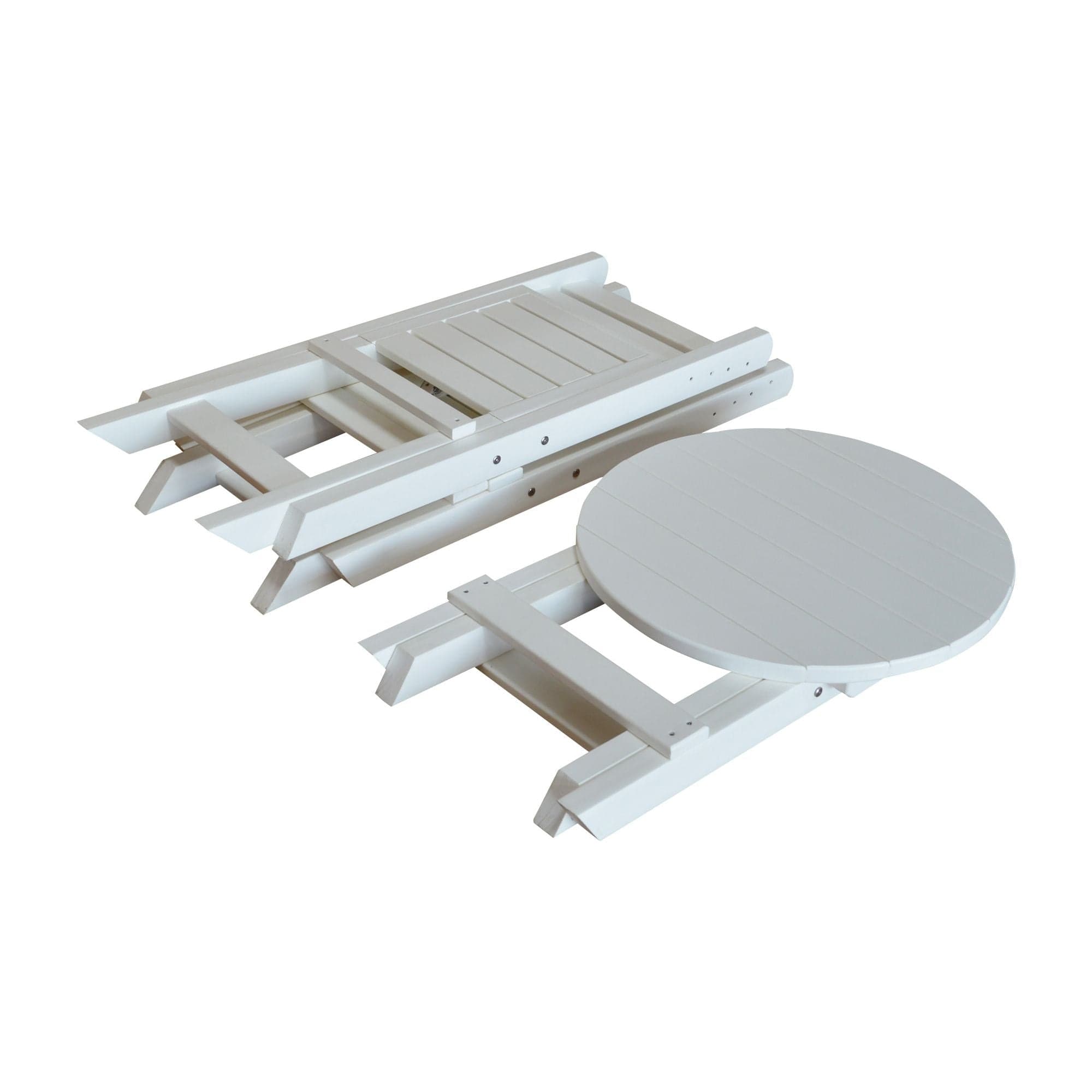 Keystone Amish Co. Coronado Poly Composite Round Folding Bistro Set