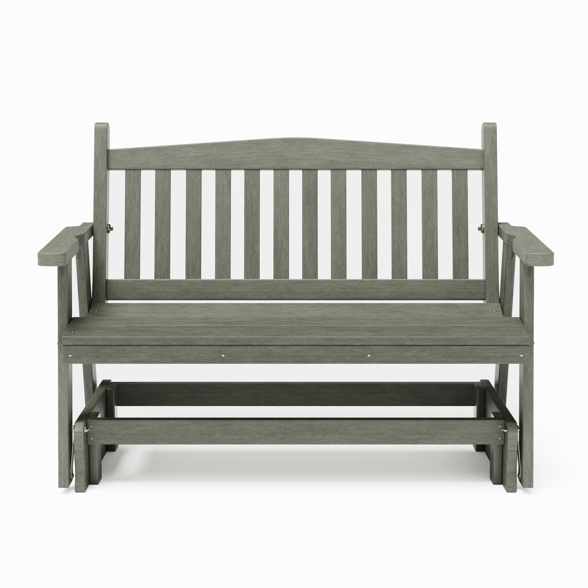 SimplyPoly Amish Made Mission Recycled Plastic Porch Glider