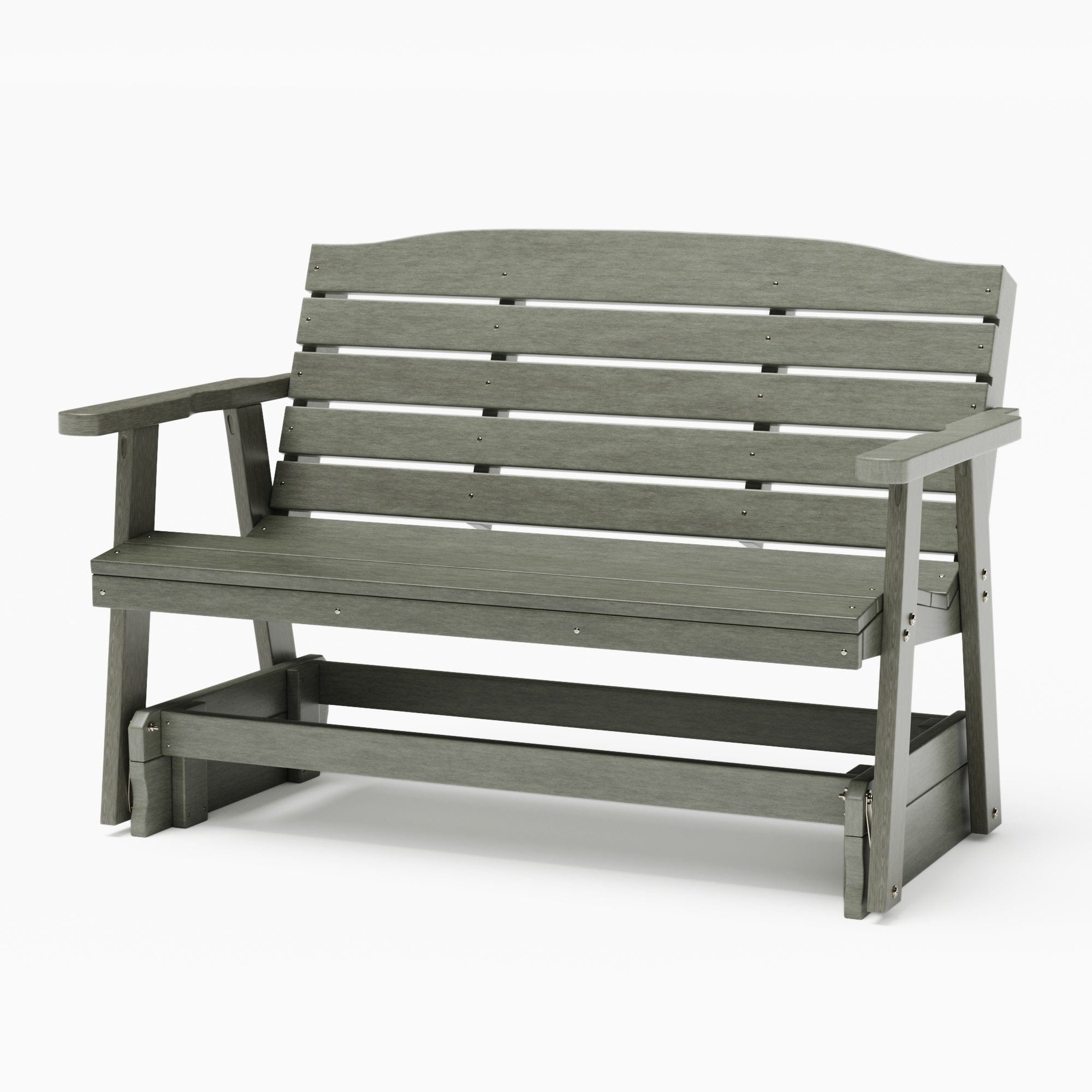 SimplyPoly Amish Made Classic Recycled Plastic Porch Glider