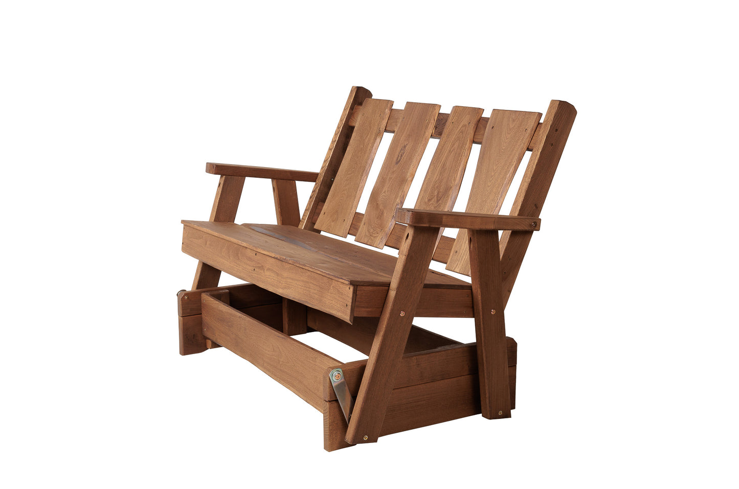 Keystone Amish Co. Palmer Live Edge Timberland Porch Glider