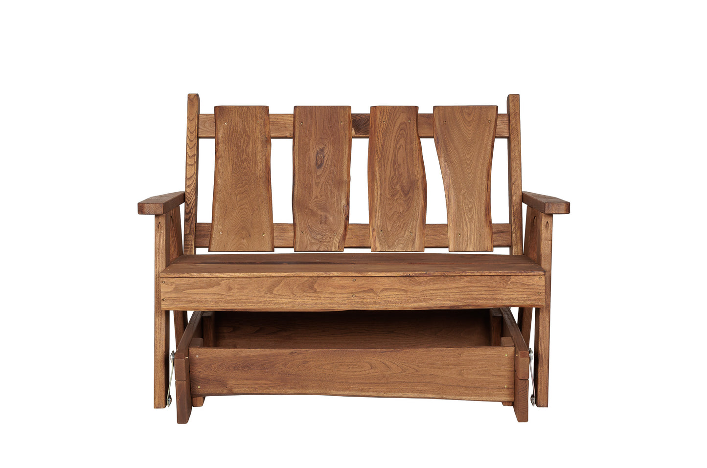 Keystone Amish Co. Palmer Live Edge Timberland Porch Glider