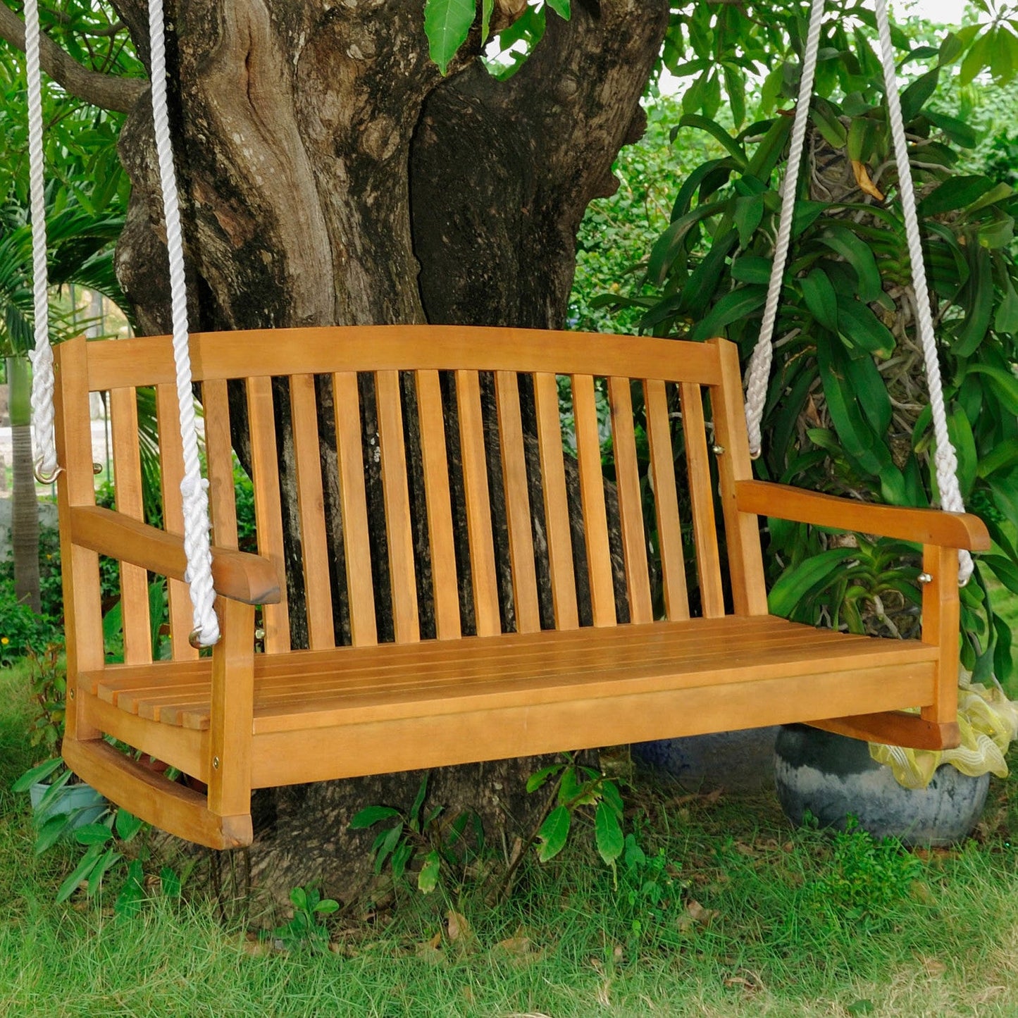 International Caravan Royal Tahiti Levindale Porch Swing