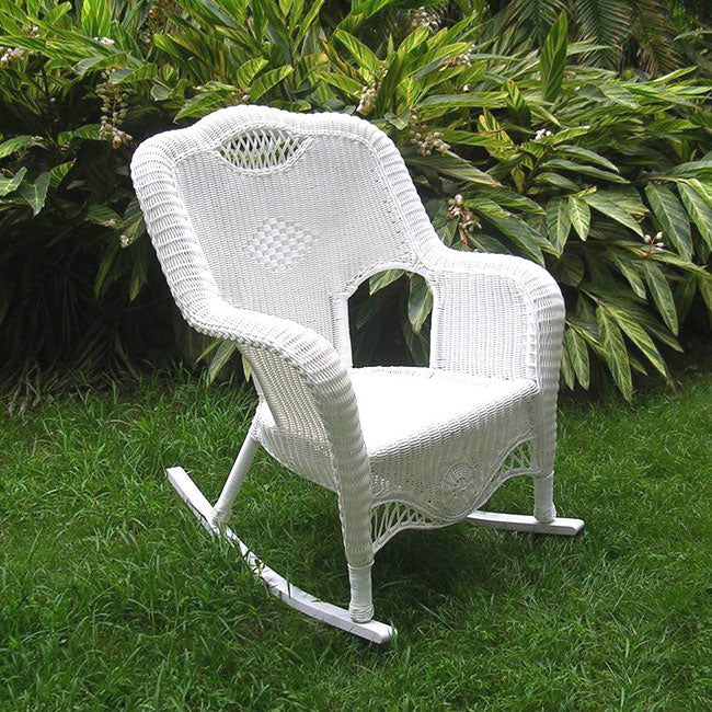 International Caravan Riviera Resin Wicker Rocker