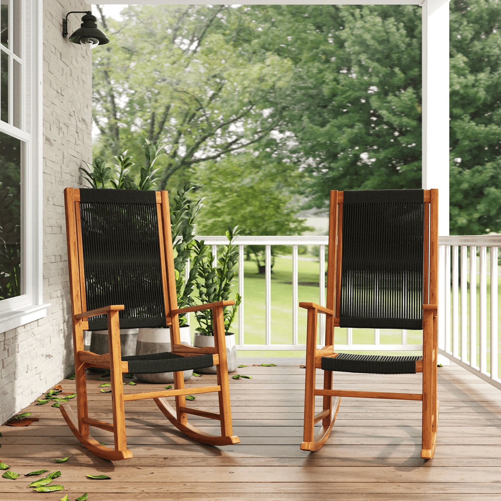 East Green Hudson Modern Outdoor Rocking Chair
