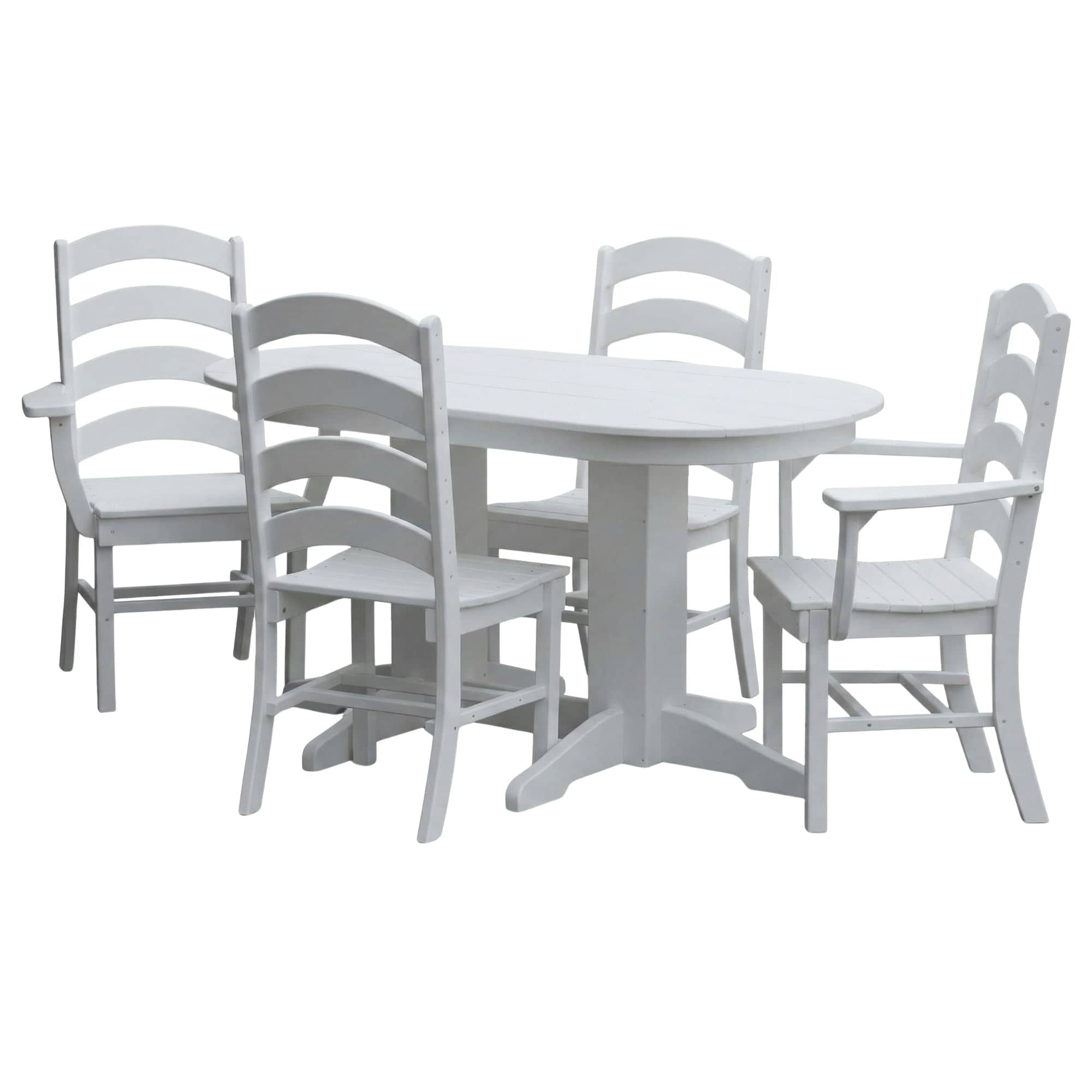 Keystone Amish Co. Josie 5-Piece Oval Poly Outdoor Dining Set