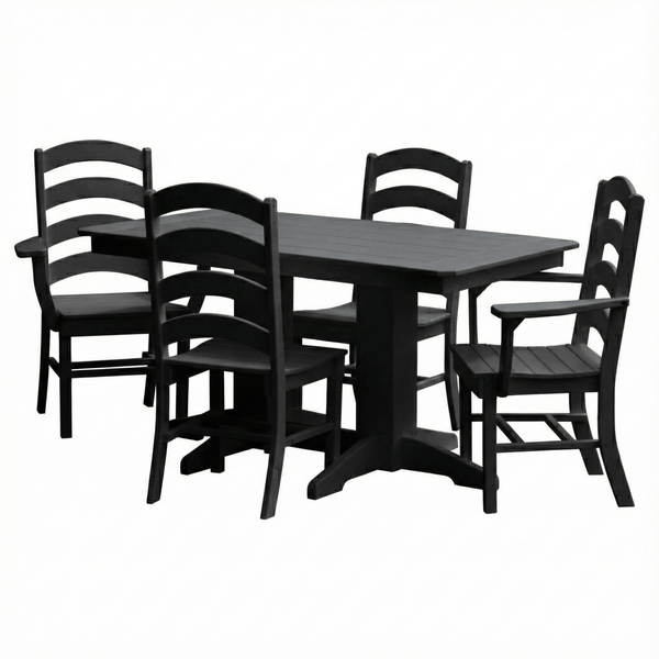 Keystone Amish Co. Josie 5-Foot Poly Outdoor Dining Set