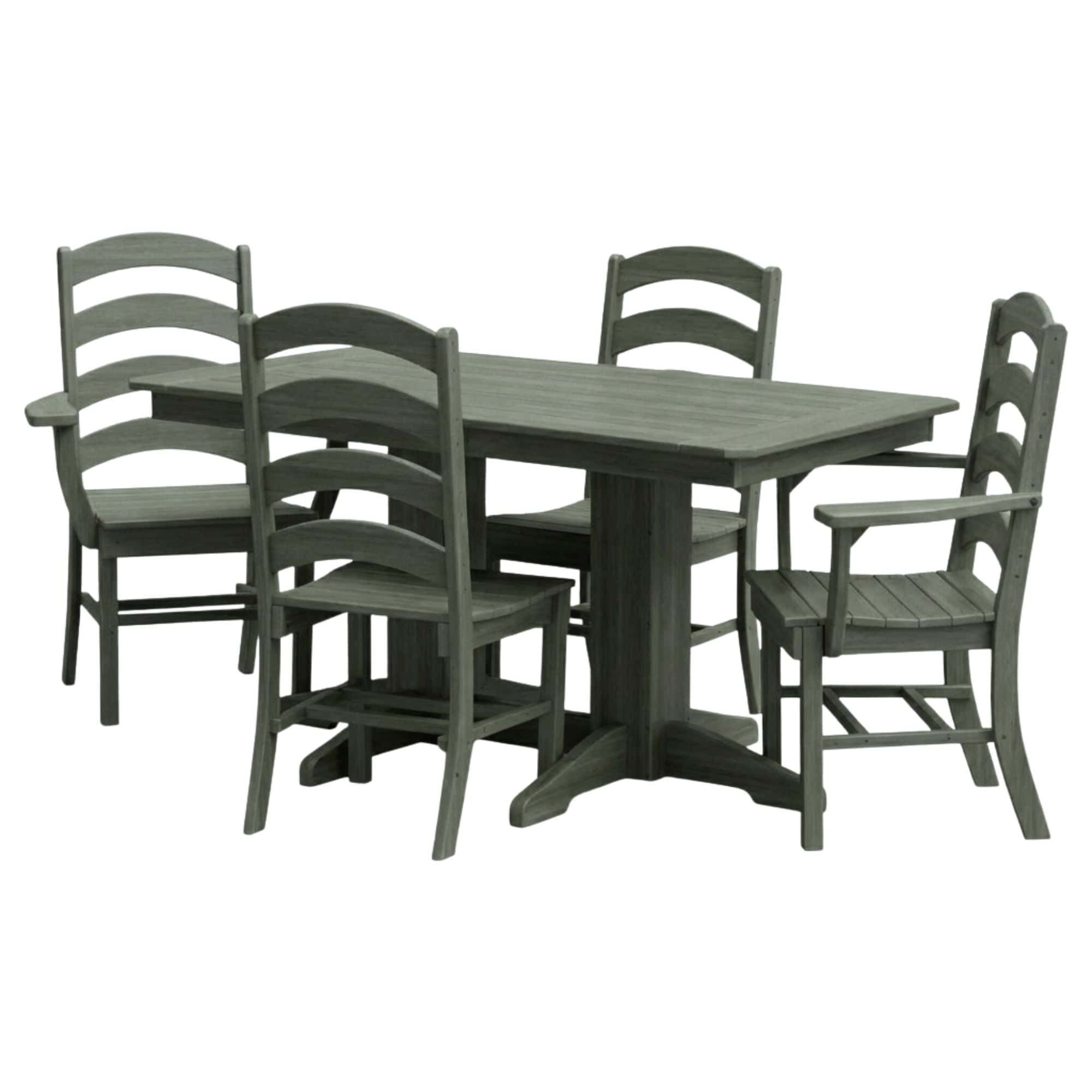 Keystone Amish Co. Josie 5-Foot Poly Outdoor Dining Set