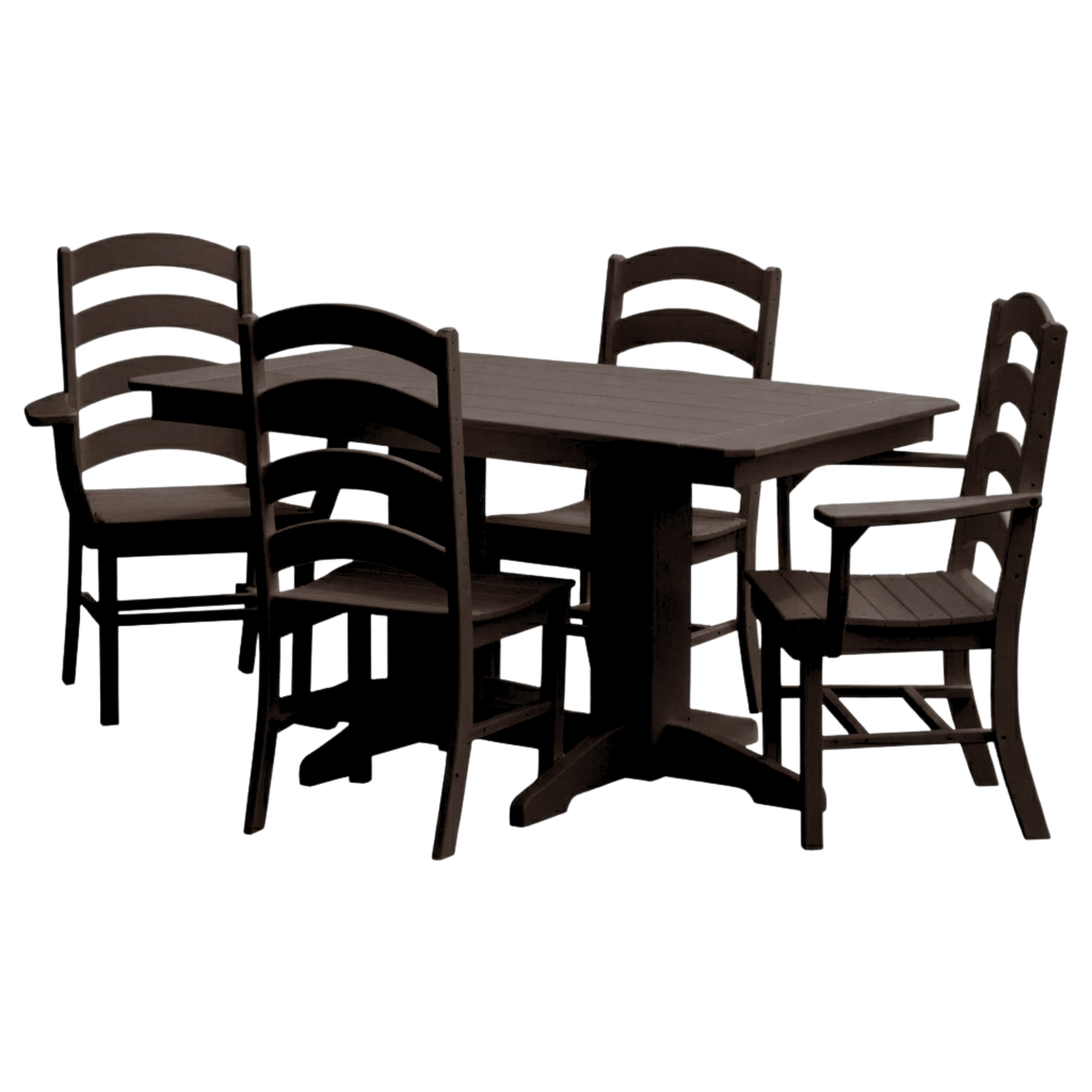 Keystone Amish Co. Josie 5-Foot Poly Outdoor Dining Set