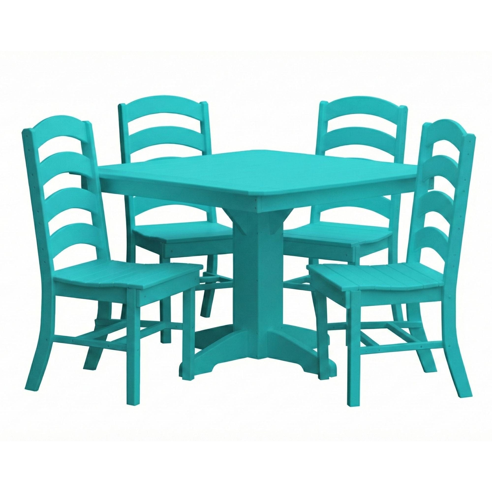 Keystone Amish Co. Josie 5-Piece Square Poly Outdoor Dining Set