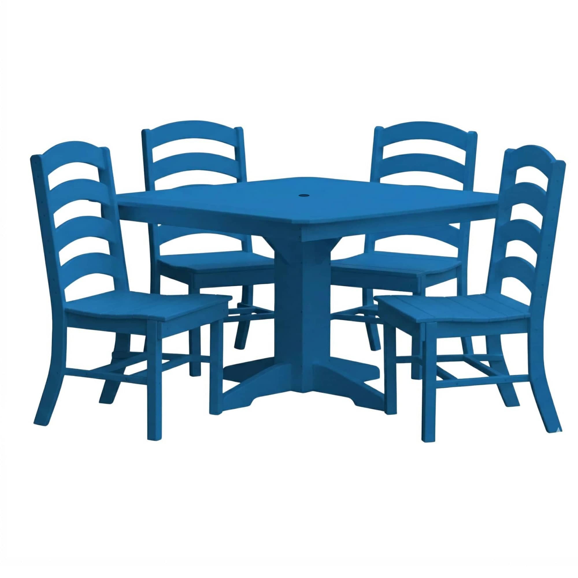 Keystone Amish Co. Josie 5-Piece Square Poly Outdoor Dining Set