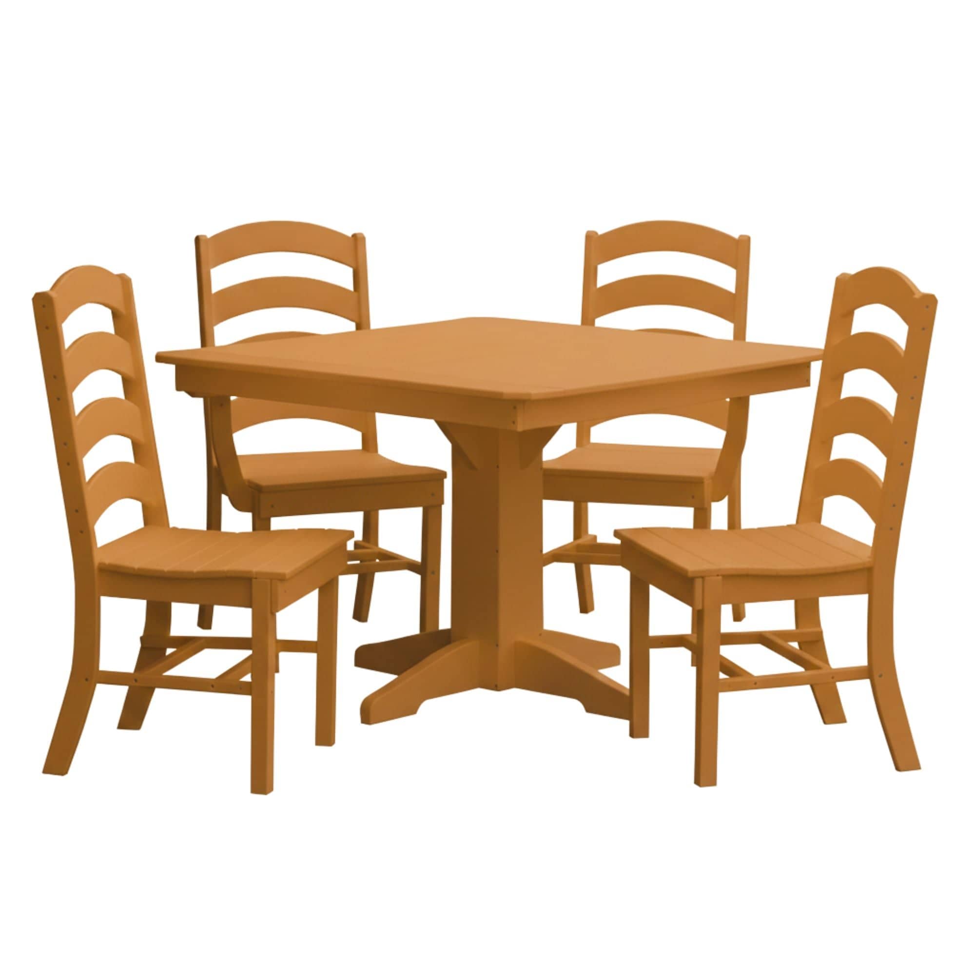 Keystone Amish Co. Josie 5-Piece Square Poly Outdoor Dining Set