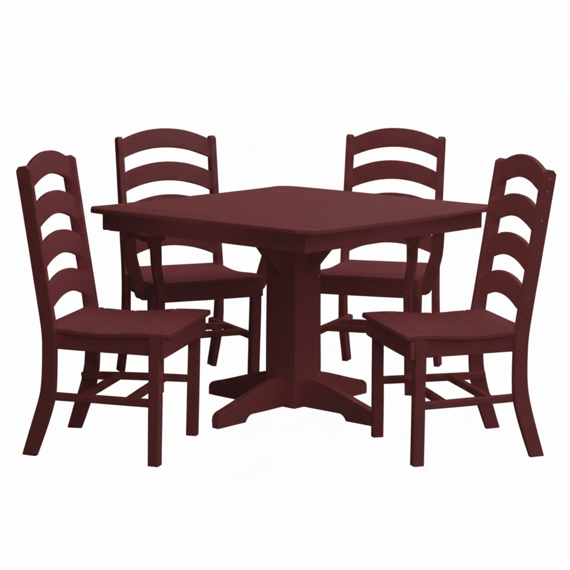 Keystone Amish Co. Josie 5-Piece Square Poly Outdoor Dining Set