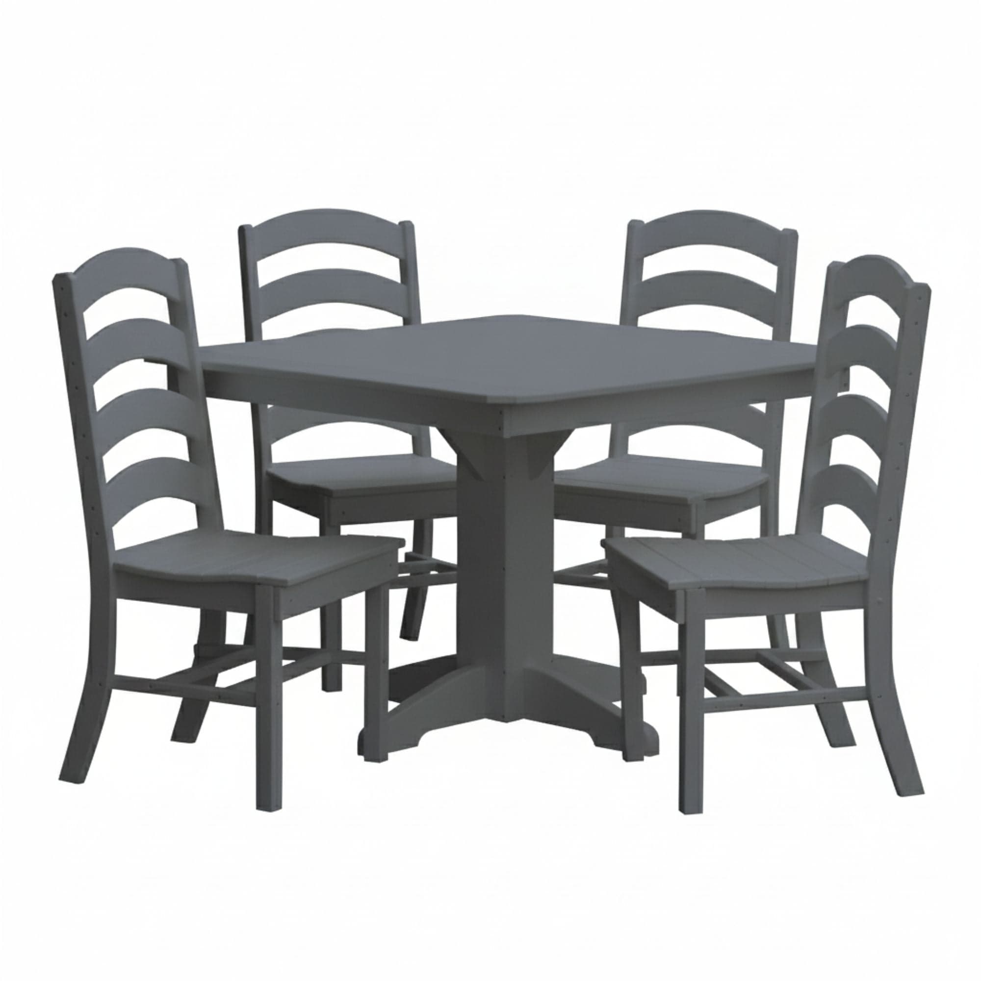 Keystone Amish Co. Josie 5-Piece Square Poly Outdoor Dining Set