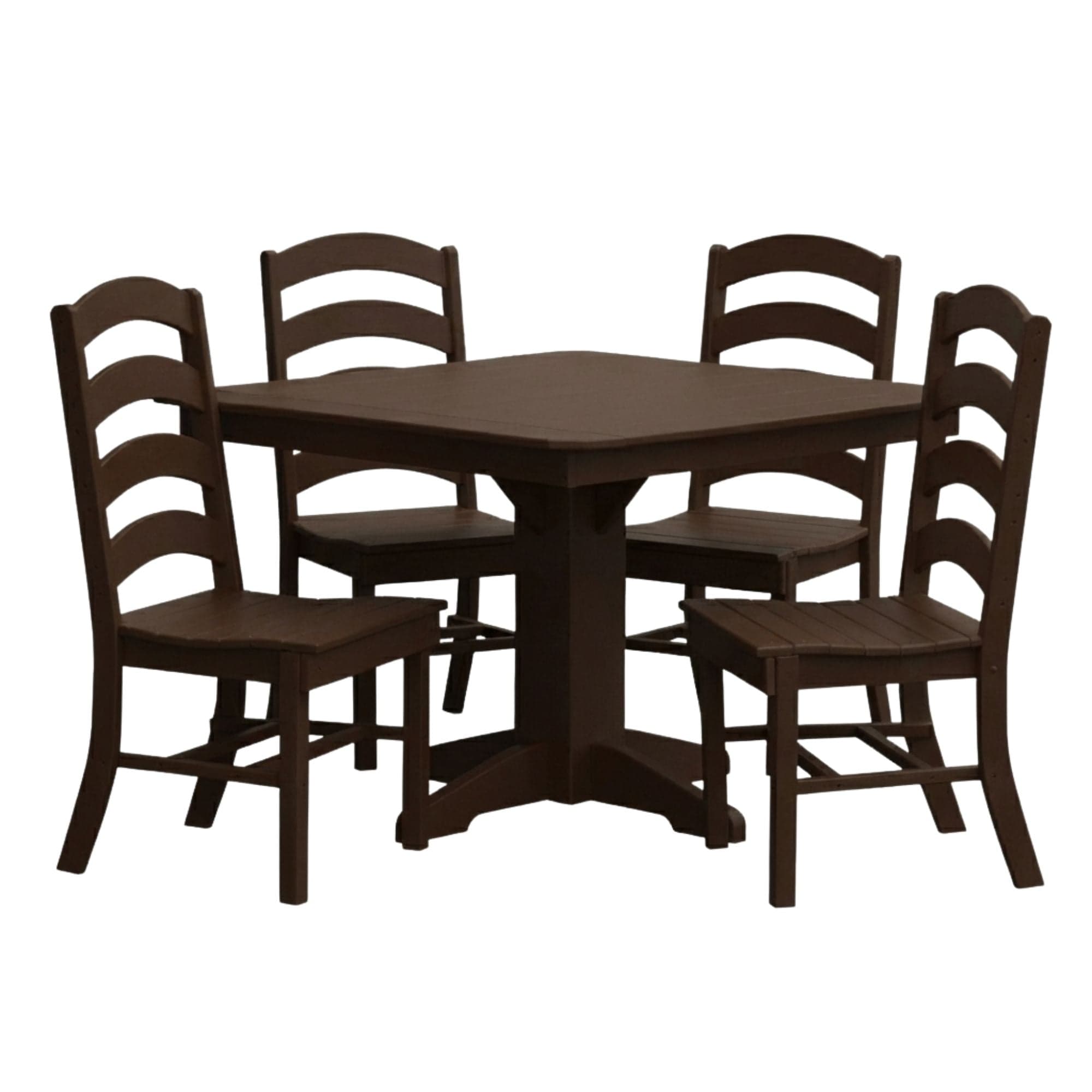Keystone Amish Co. Josie 5-Piece Square Poly Outdoor Dining Set