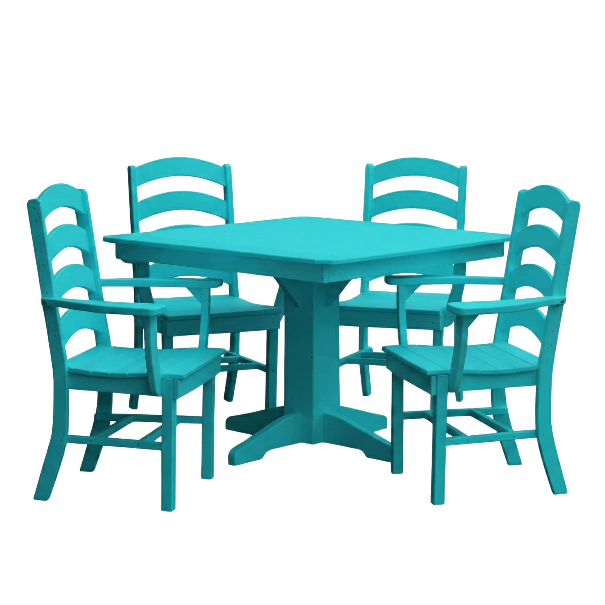 Keystone Amish Co. Josie 5-Piece Square Poly Outdoor Dining Set