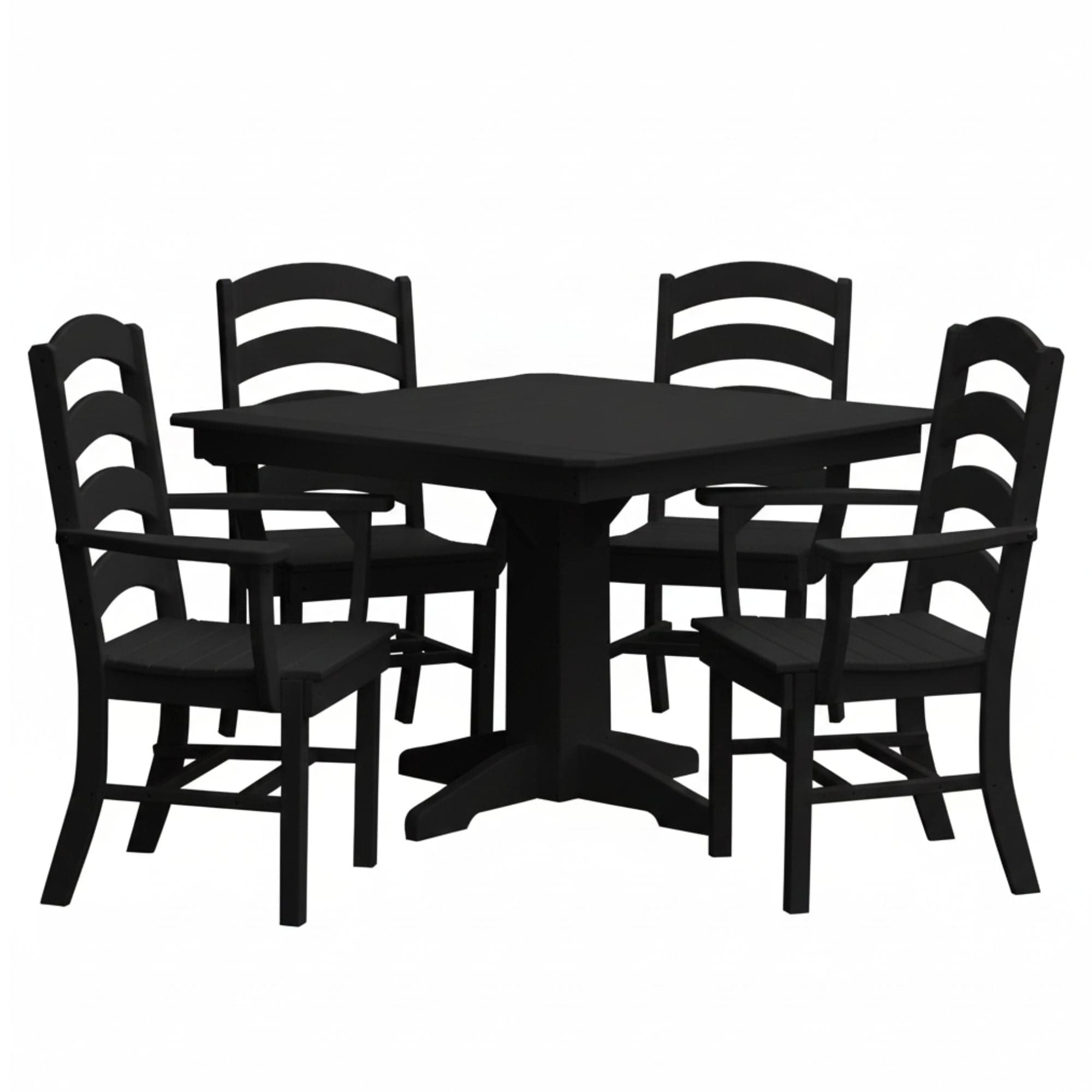 Keystone Amish Co. Josie 5-Piece Square Poly Outdoor Dining Set