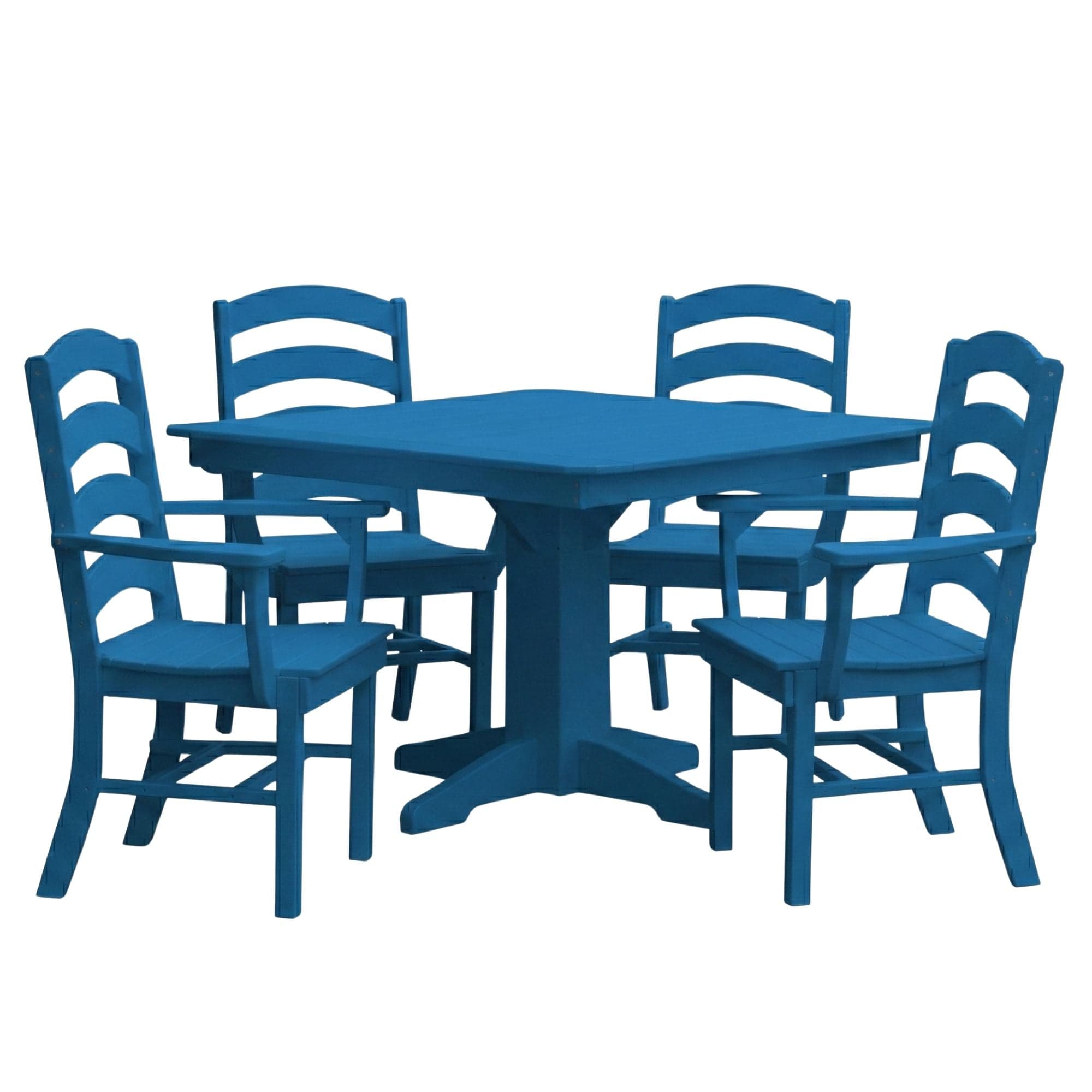 Keystone Amish Co. Josie 5-Piece Square Poly Outdoor Dining Set