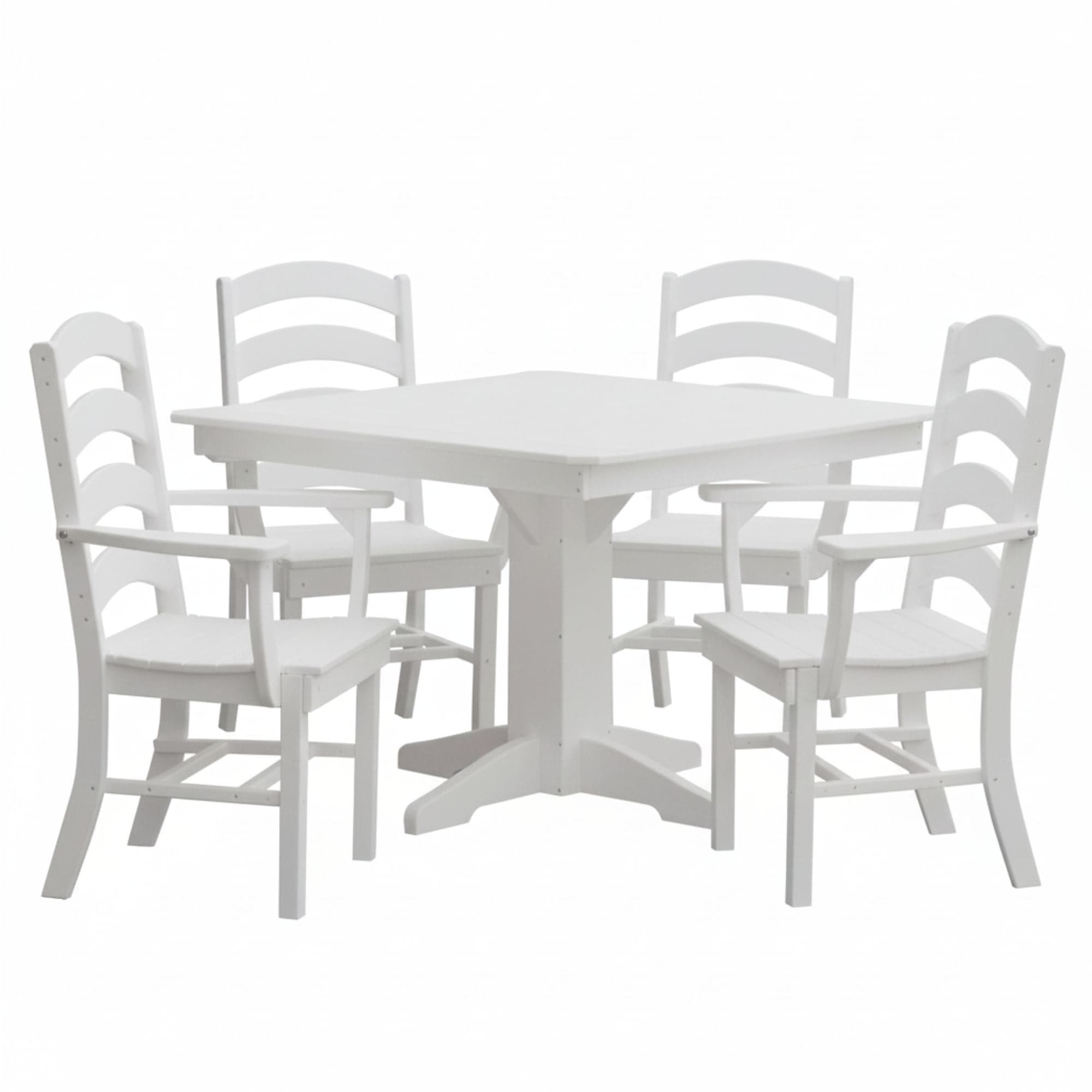 Keystone Amish Co. Josie 5-Piece Square Poly Outdoor Dining Set