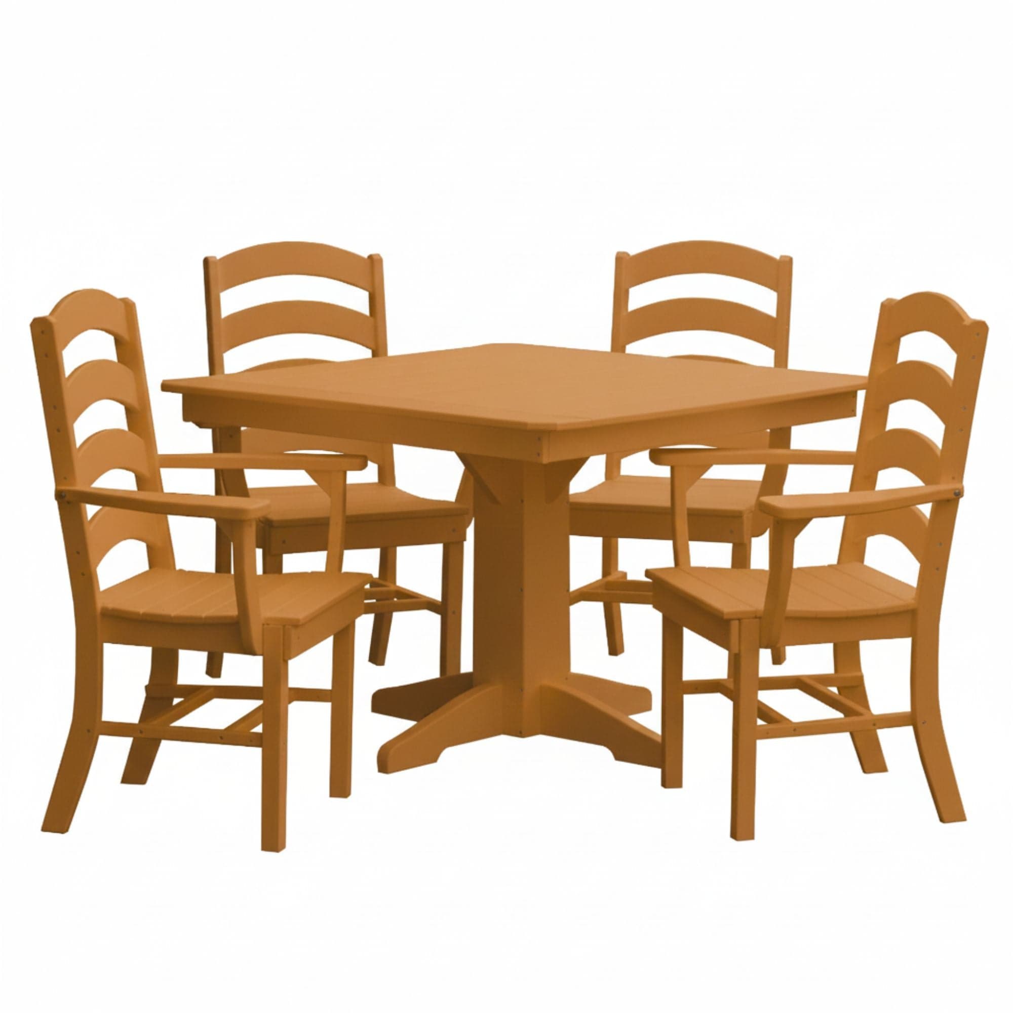 Keystone Amish Co. Josie 5-Piece Square Poly Outdoor Dining Set