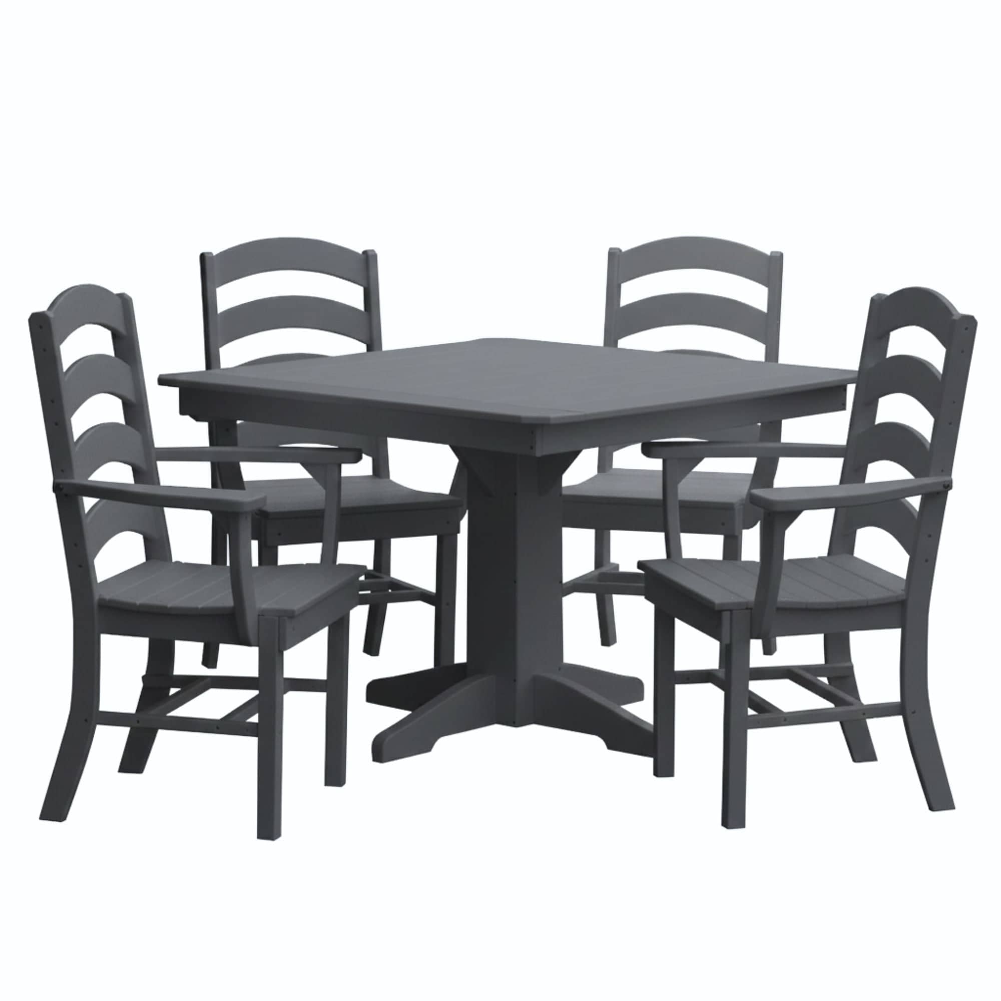 Keystone Amish Co. Josie 5-Piece Square Poly Outdoor Dining Set