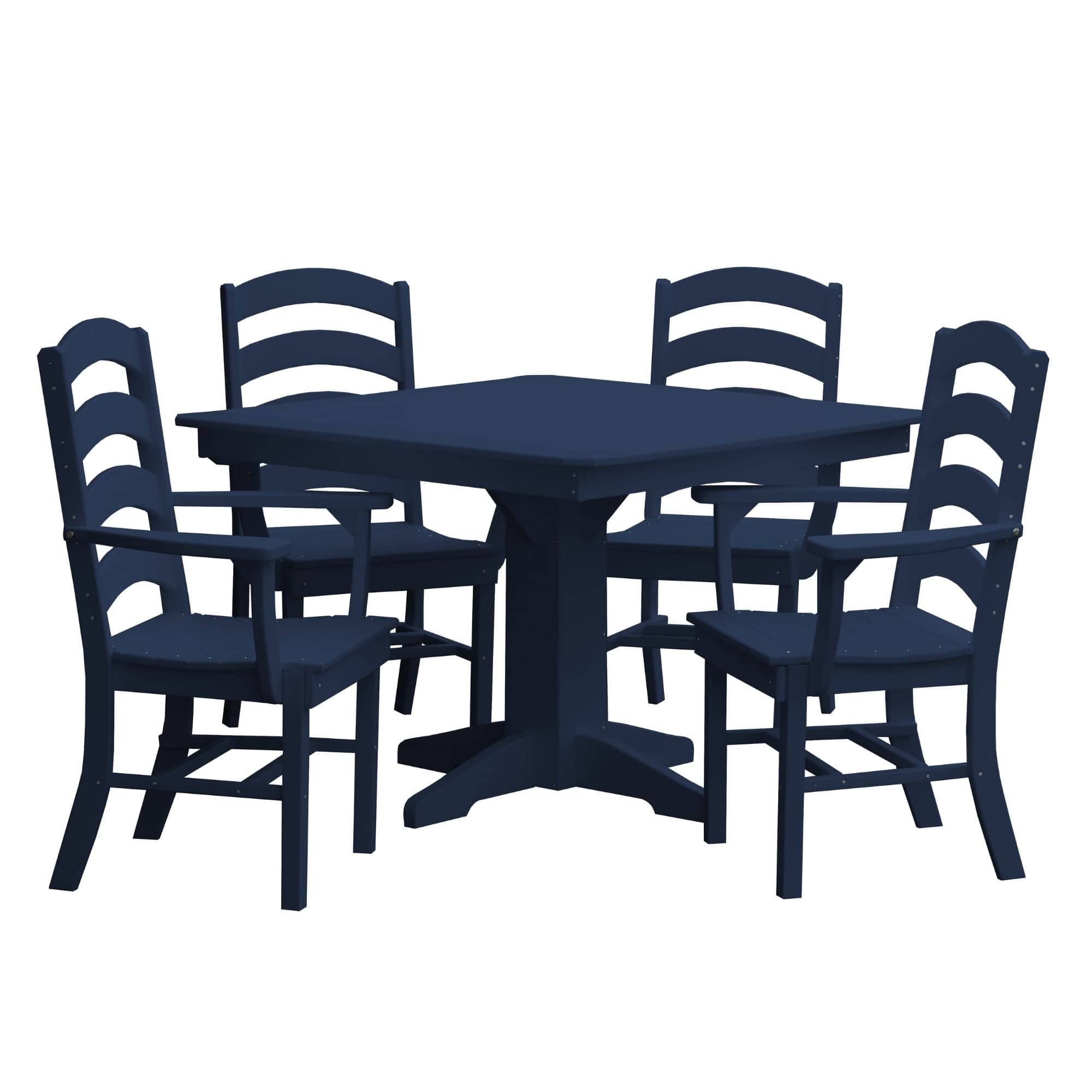 Keystone Amish Co. Josie 5-Piece Square Poly Outdoor Dining Set