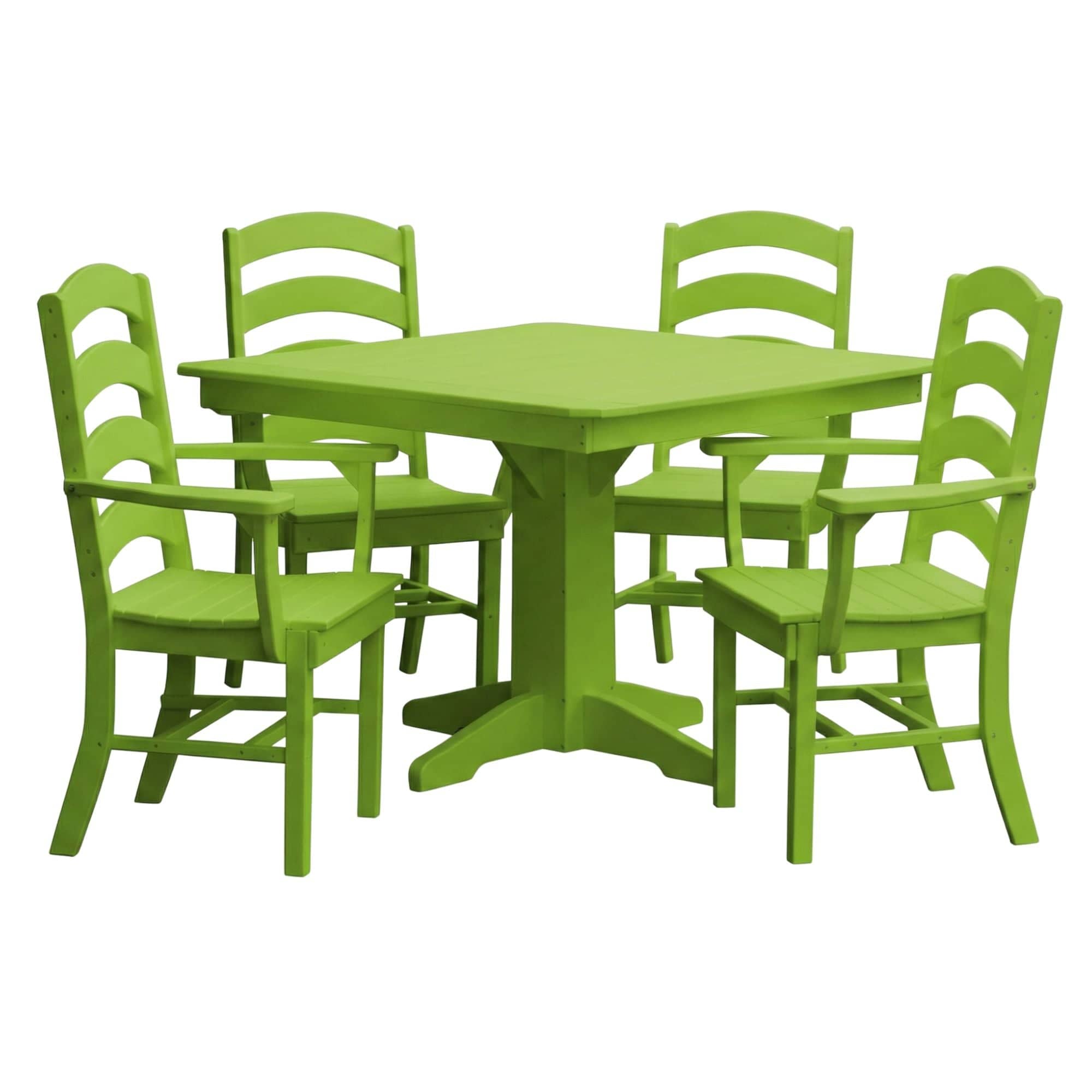 Keystone Amish Co. Josie 5-Piece Square Poly Outdoor Dining Set