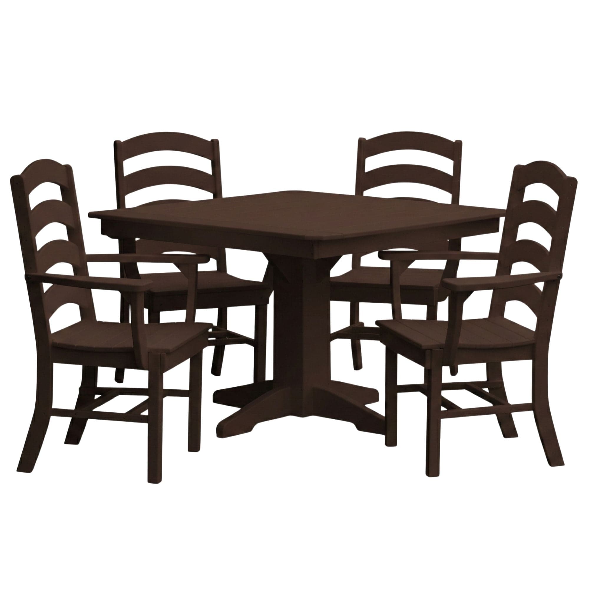 Keystone Amish Co. Josie 5-Piece Square Poly Outdoor Dining Set