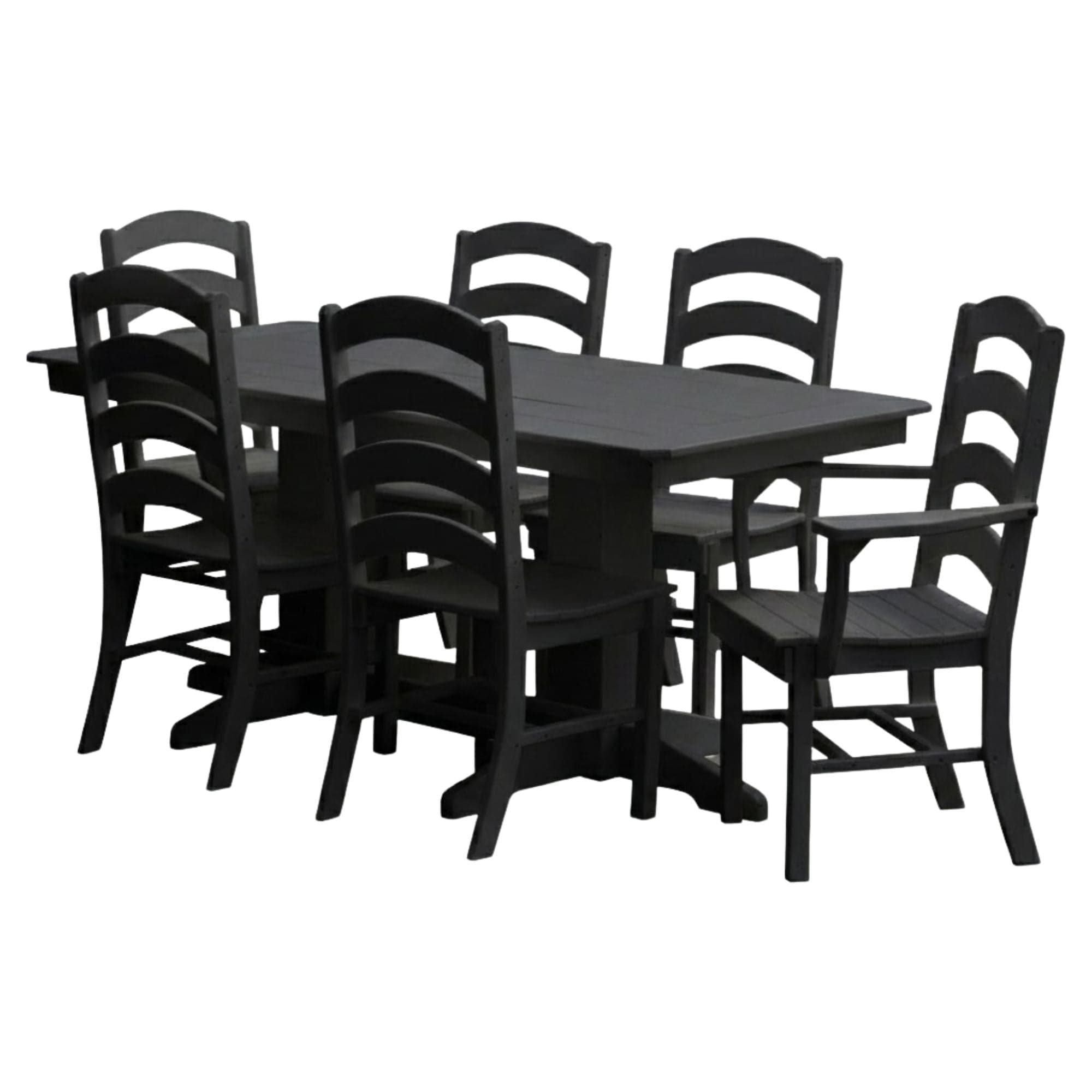 Keystone Amish Co. Josie 7-Piece Poly Lumber Outdoor Dining Set