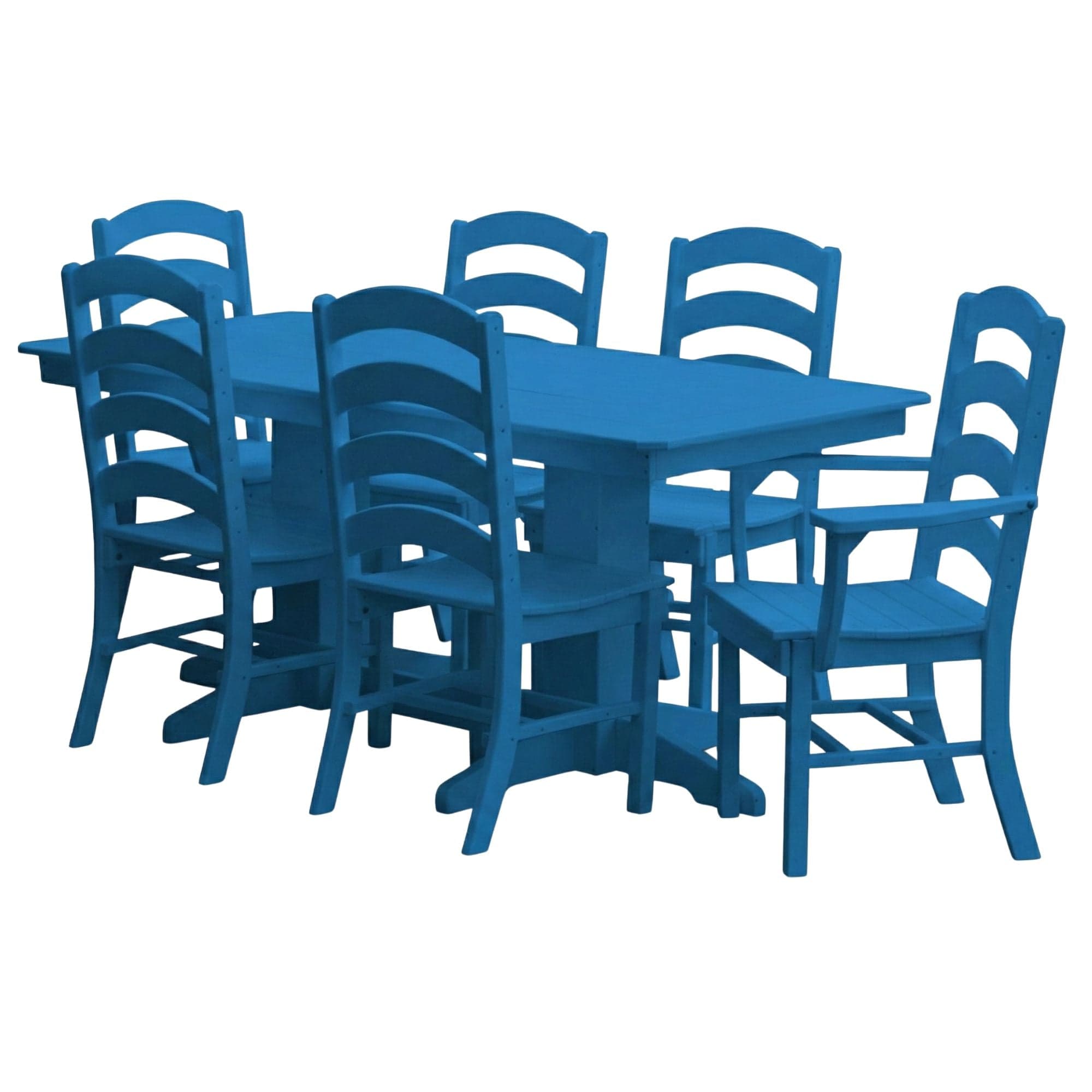 Keystone Amish Co. Josie 7-Piece Poly Lumber Outdoor Dining Set