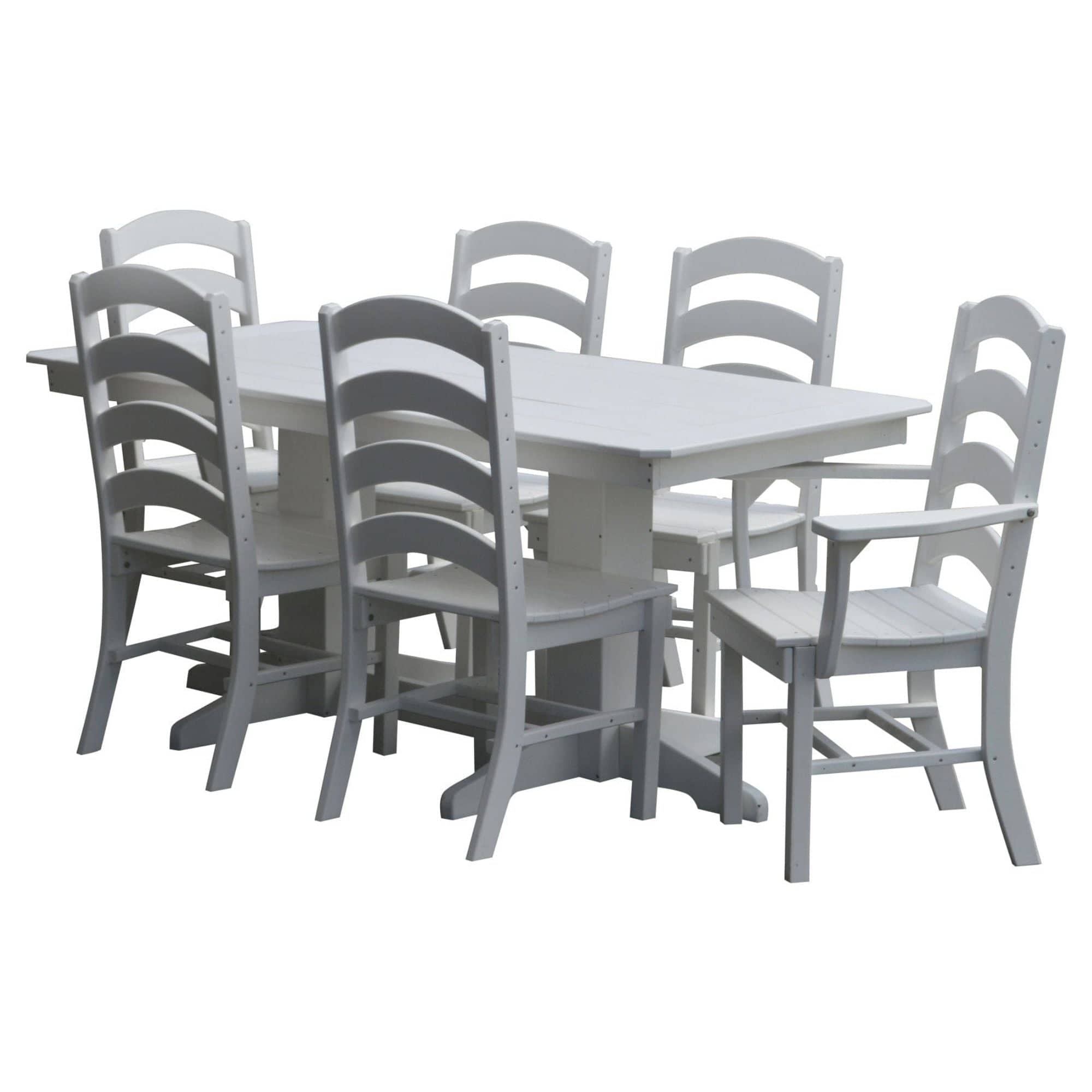 Keystone Amish Co. Josie 7-Piece Poly Lumber Outdoor Dining Set