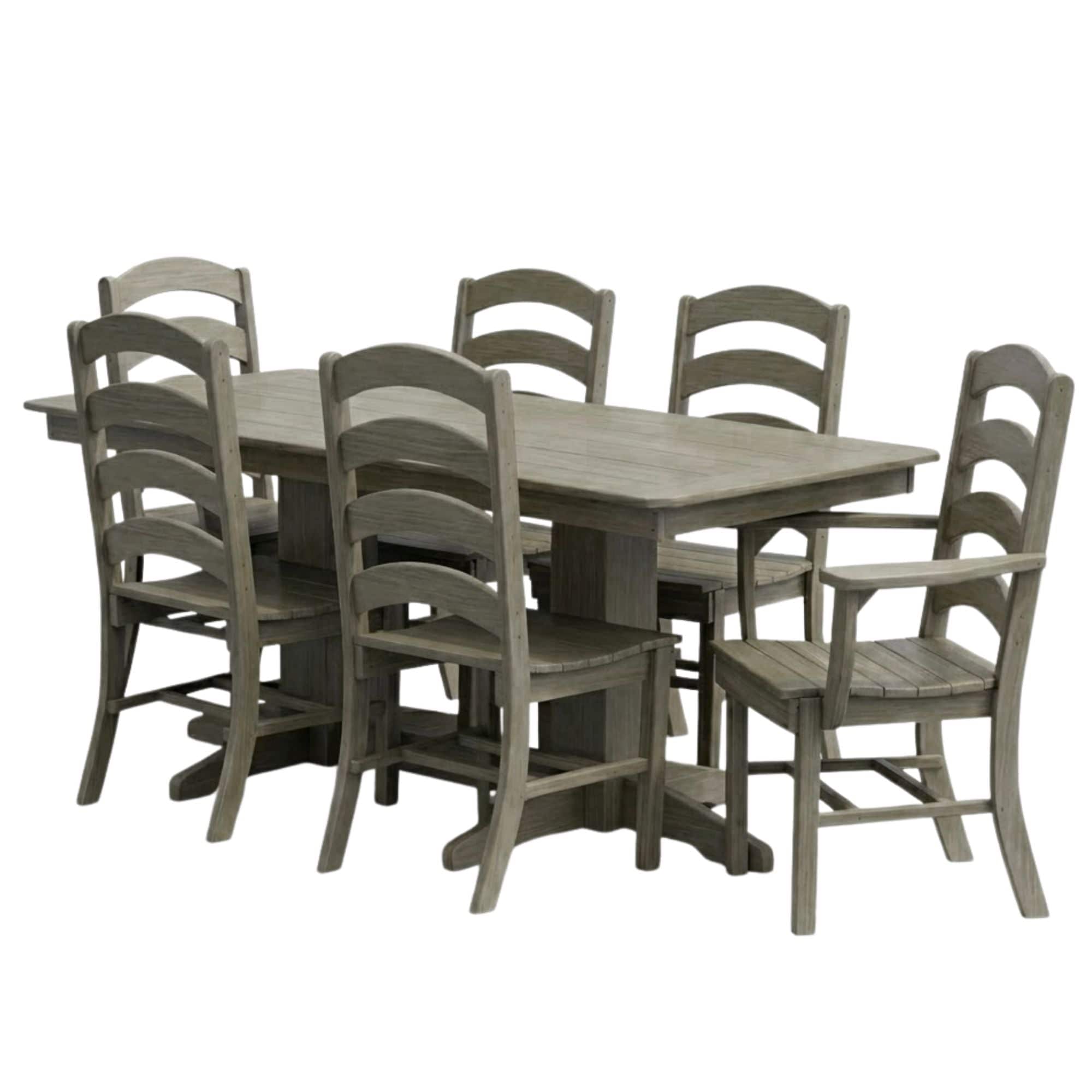 Keystone Amish Co. Josie 7-Piece Poly Lumber Outdoor Dining Set