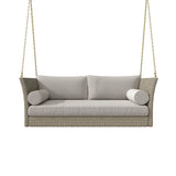 Live Casual Sonoma Wicker Daybed Porch Swing With Cushions