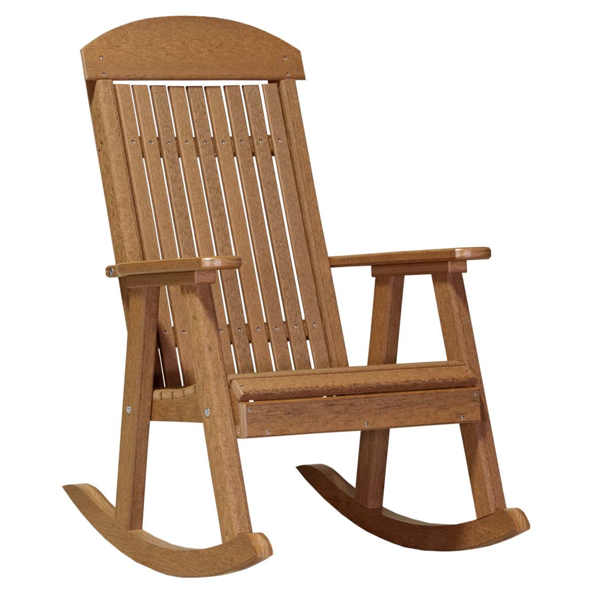 LuxCraft Classic Traditional Recycled Plastic Rocking Chair