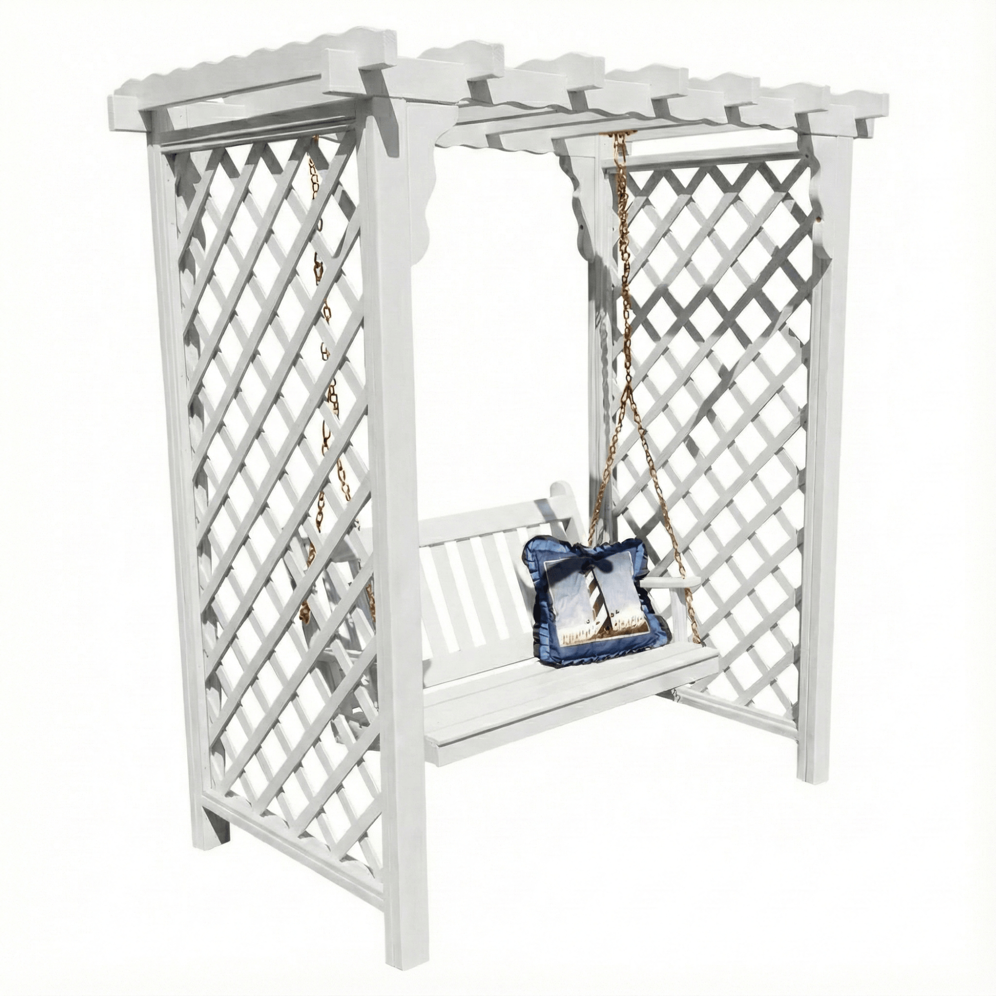 Heritage Lawncraft Manchester Wooden Arbor with Swing