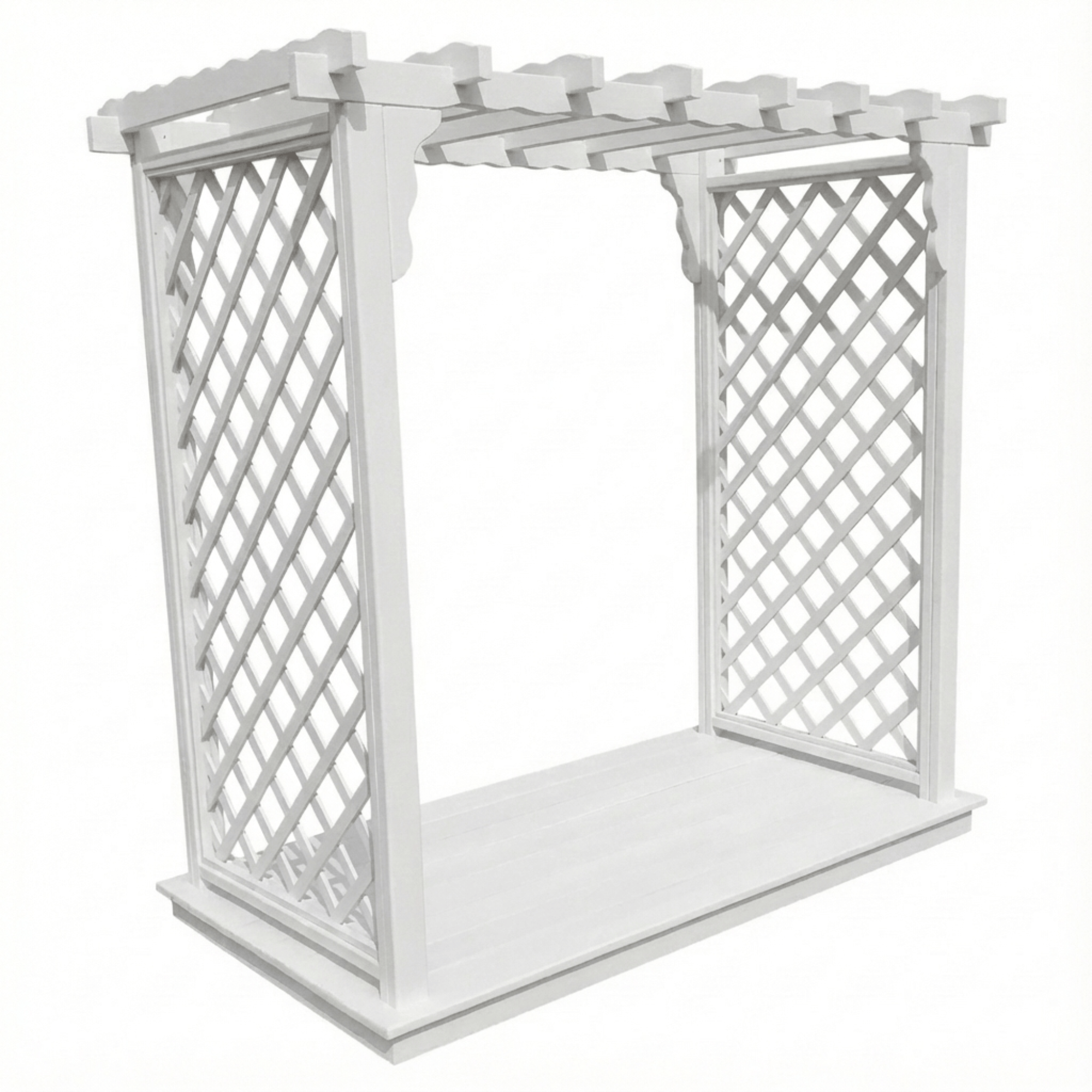 Heritage Lawncraft Manchester Pressure Treated Wooden Garden Arbor