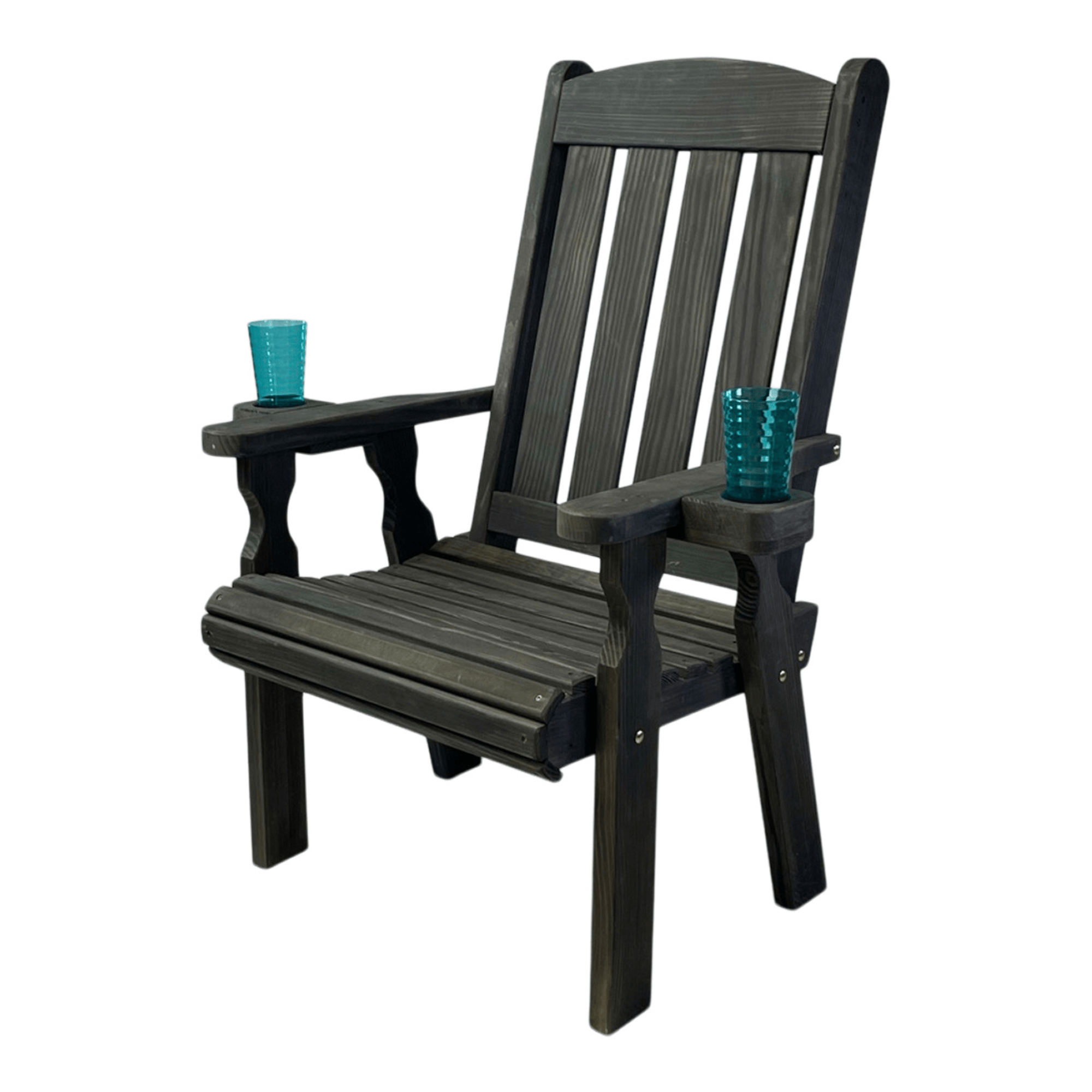 Amish Casual Heavy Duty 600 Lb High Back Mission Treated Patio Chair