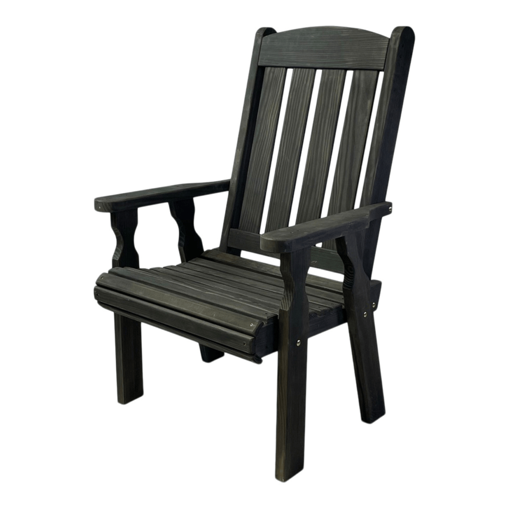 Amish Casual Heavy Duty 600 Lb High Back Mission Treated Patio Chair