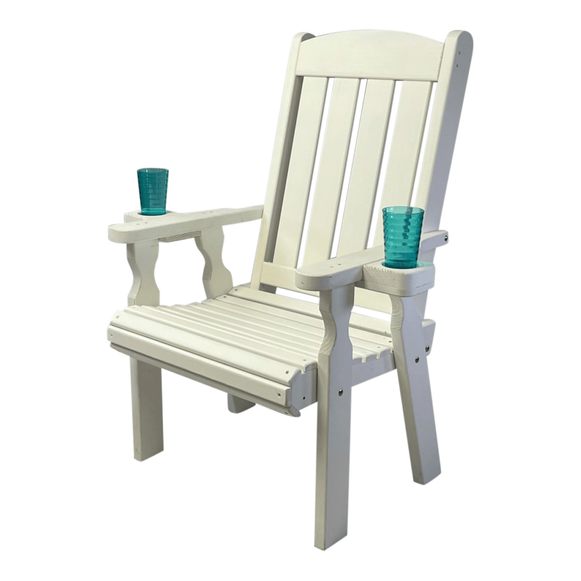 Amish Casual Heavy Duty 600 Lb High Back Mission Treated Patio Chair