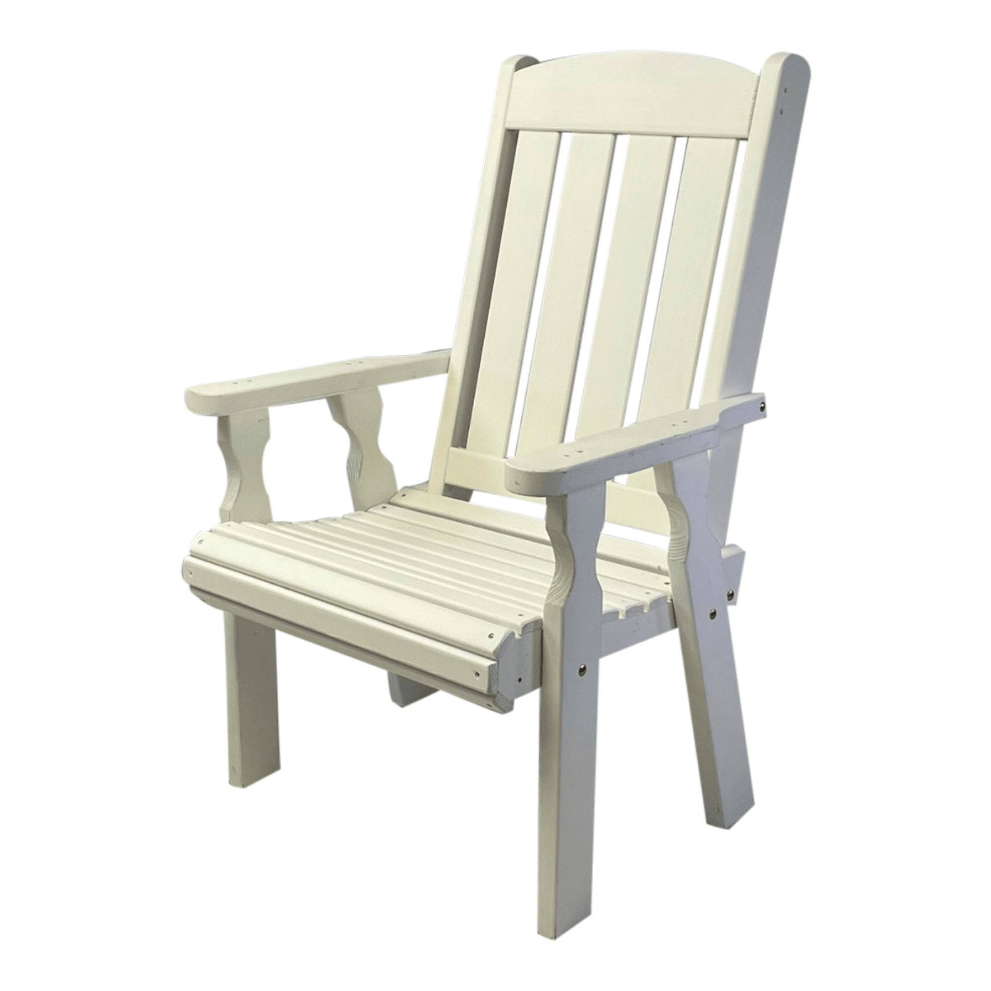 Amish Casual Heavy Duty 600 Lb High Back Mission Treated Patio Chair