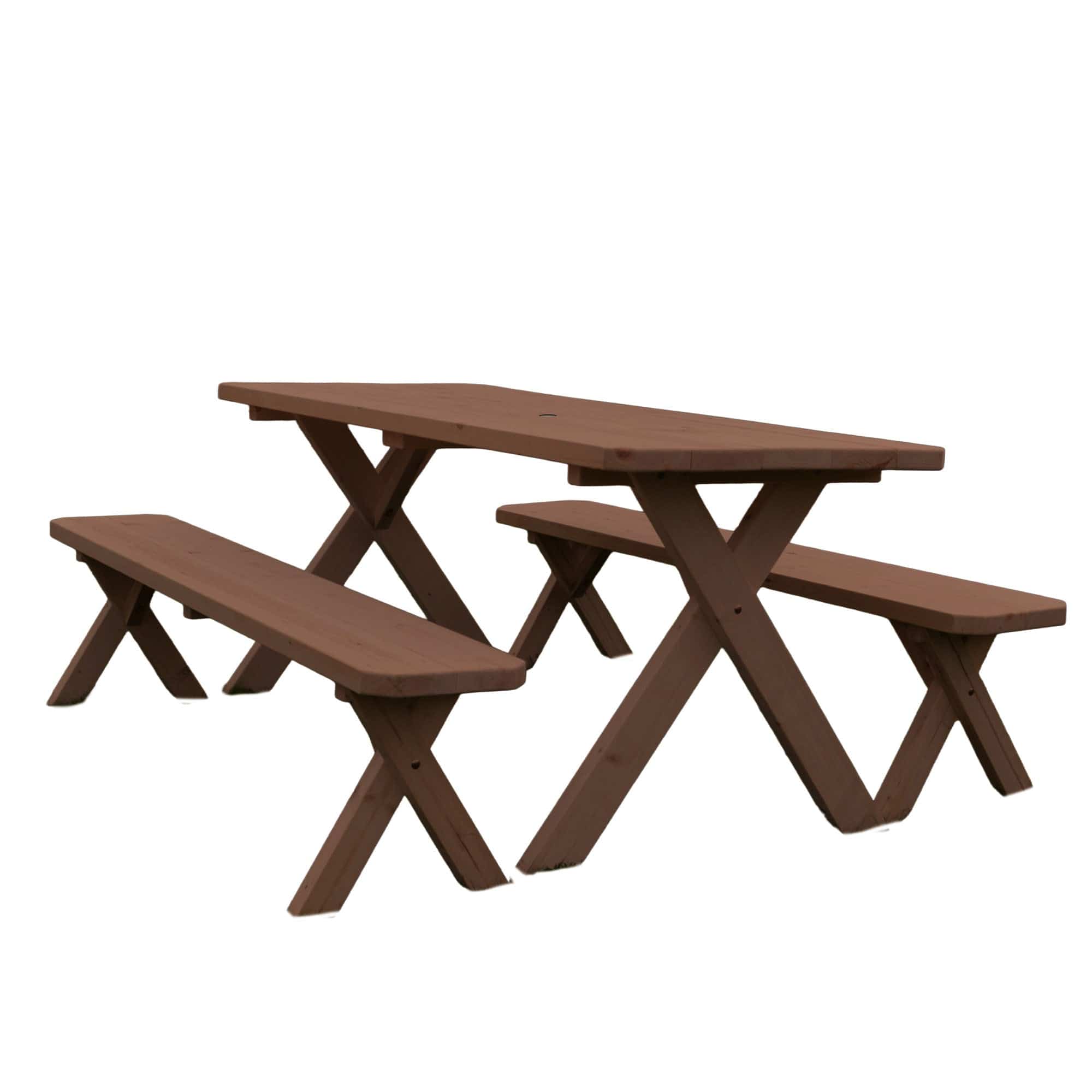 Keystone Amish Co. Spruce Crossleg Outdoor Dining Set