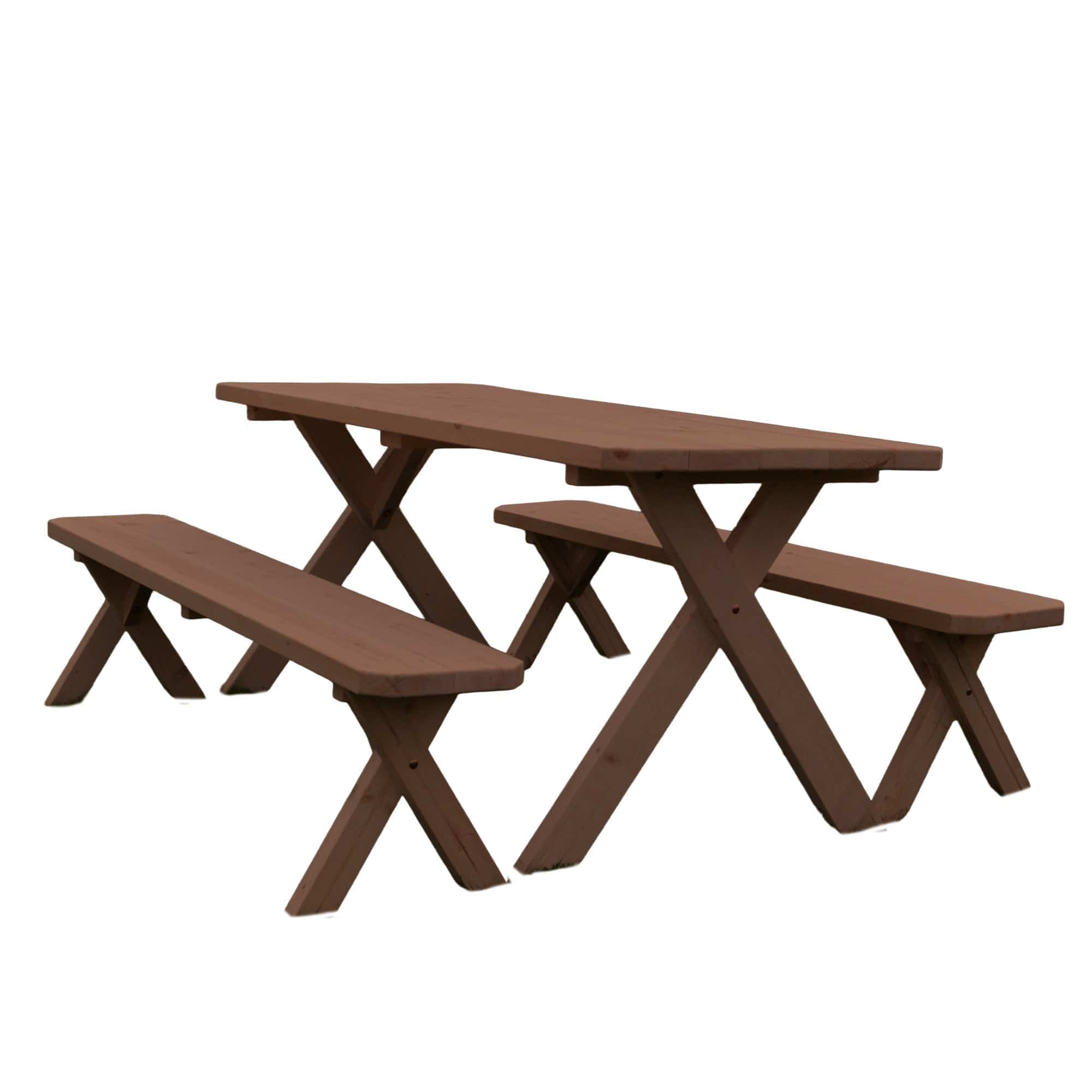 Keystone Amish Co. Spruce Crossleg Outdoor Dining Set