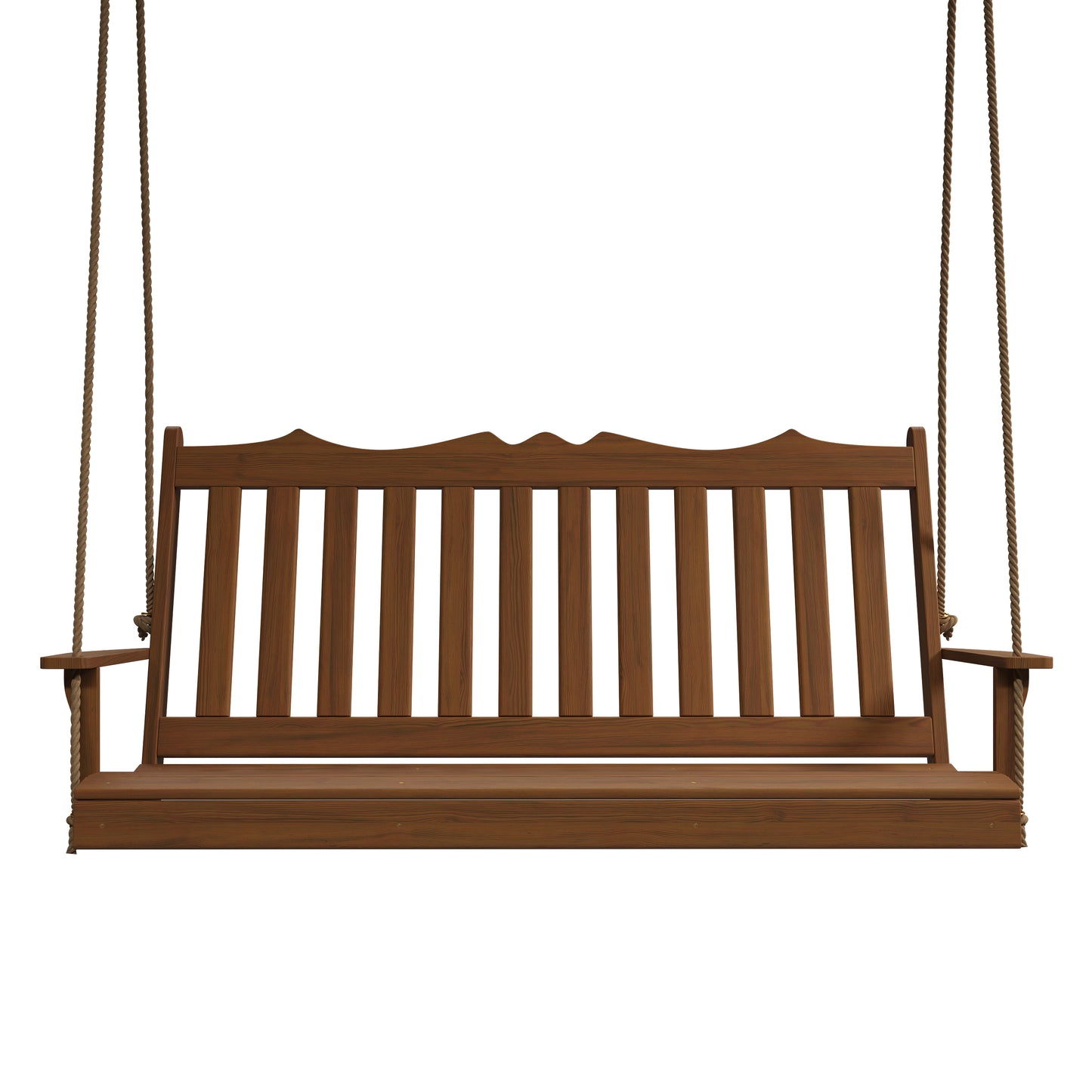 Keystone Amish Co. 4 Foot York Red Cedar Porch Swing, Cedar Stain