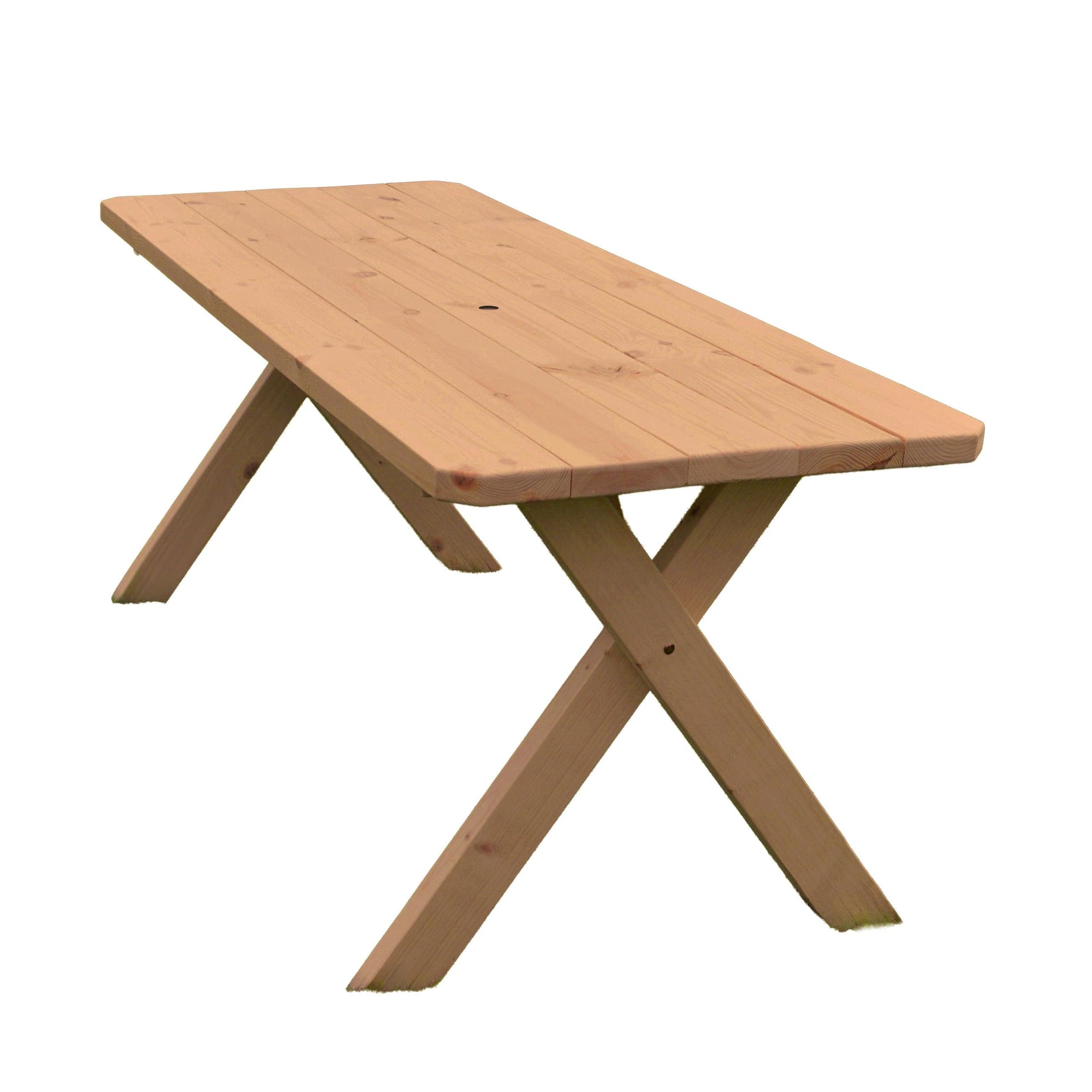 Keystone Amish Co. Spruce Crossleg Outdoor Dining Table